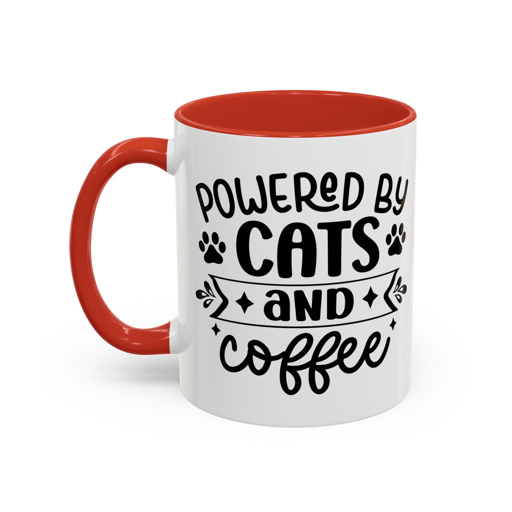 Powered by Cats and Coffee Coffee Mug
