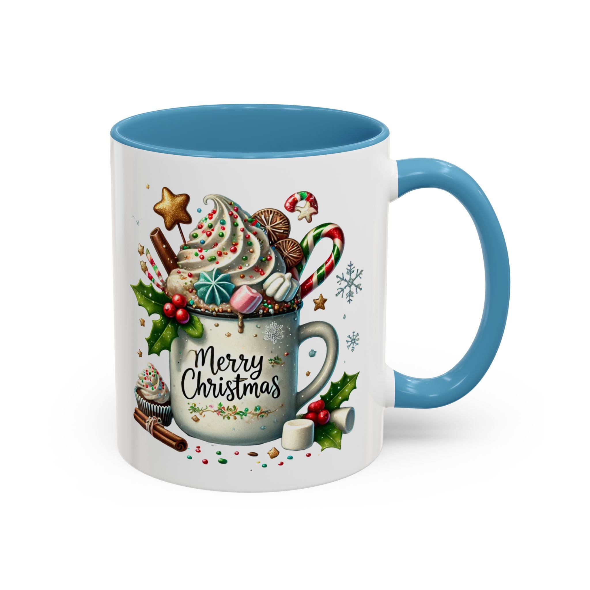 Festive Holiday Coffee Mug, Merry Christmas, Gift for Coffee Lovers, Winter Decor, Seasonal Drinkware, Hot Cocoa Mug