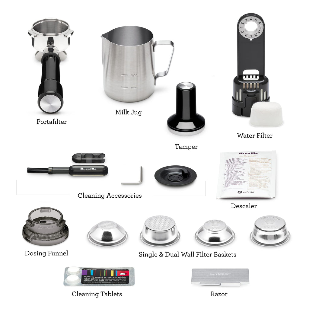Breville Barista Pro Espresso Machine BES878BSS, Brushed Stainless Steel