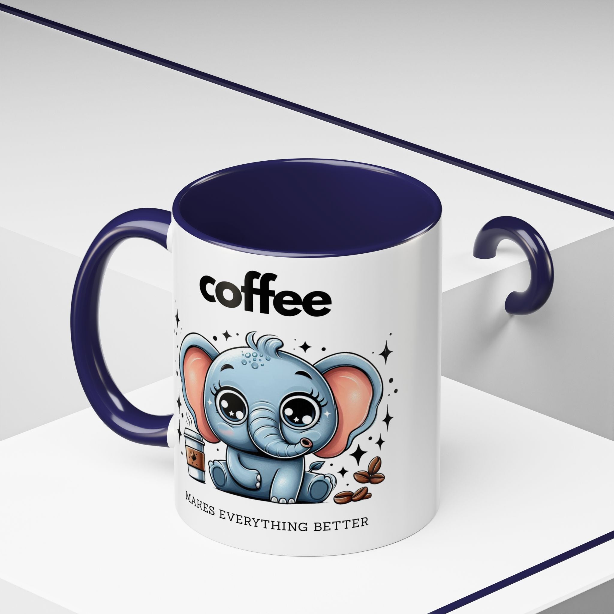 Adorable Elephant Coffee Mug | Cute Animal Gift | Perfect for Coffee Lovers | Mug for Home or Office | Birthday, Holiday Gift