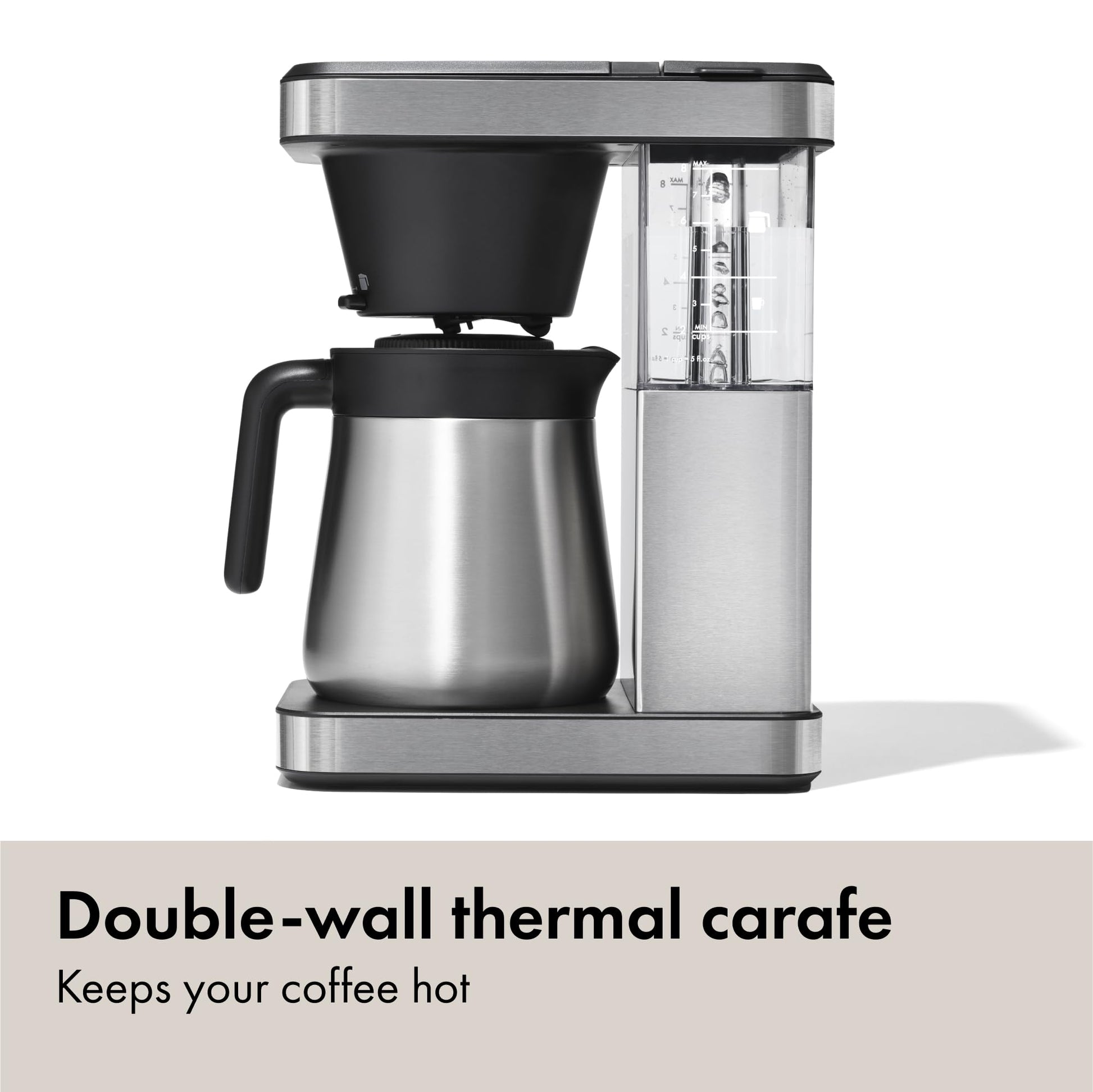 OXO Brew 8 Cup Coffee Maker, Stainless Steel