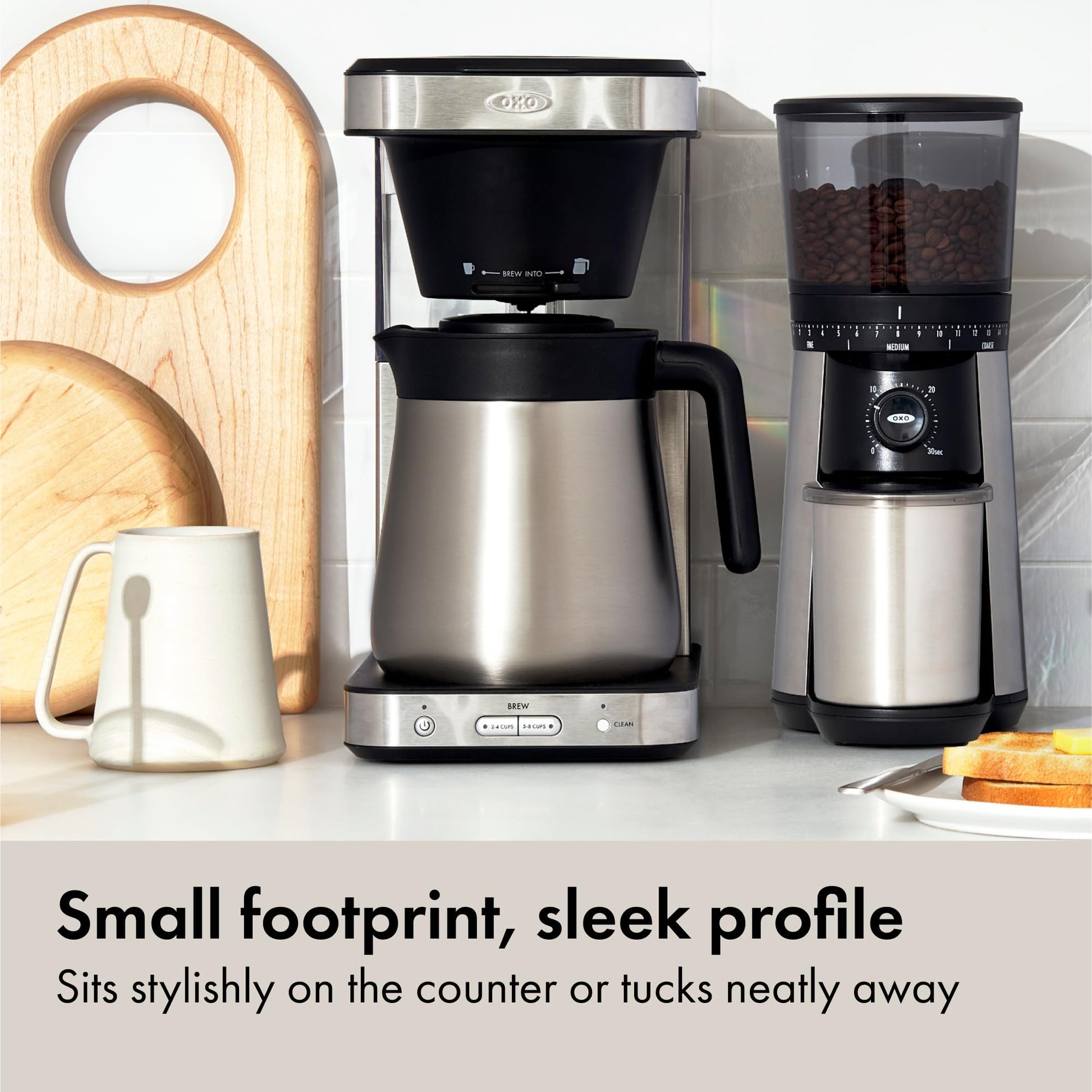 OXO Brew 8 Cup Coffee Maker, Stainless Steel