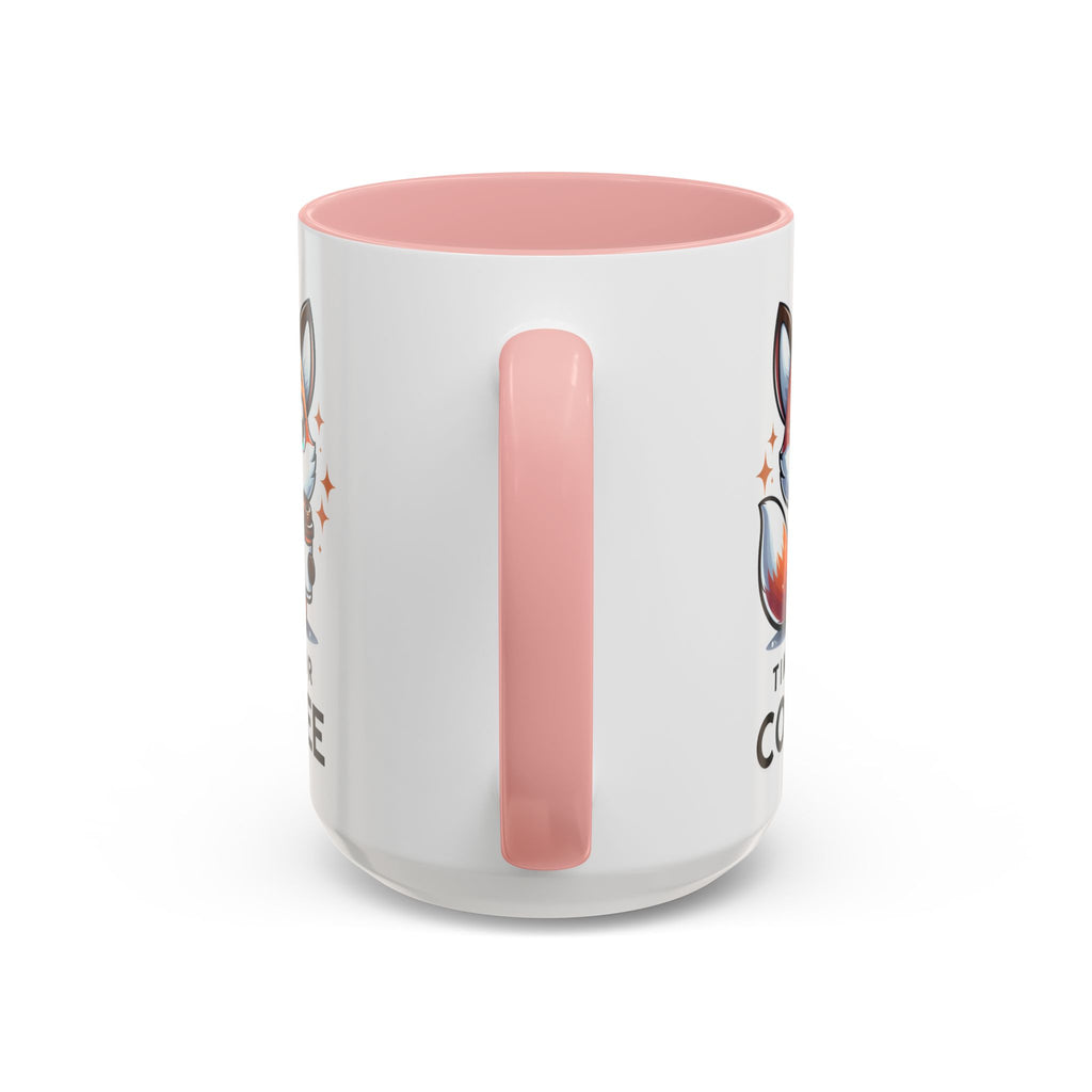 Cute Fox Coffee Mug - Time for Coffee, Animal Lover Gift, Fun Kitchenware, Personalize for Birthdays, Office Decor