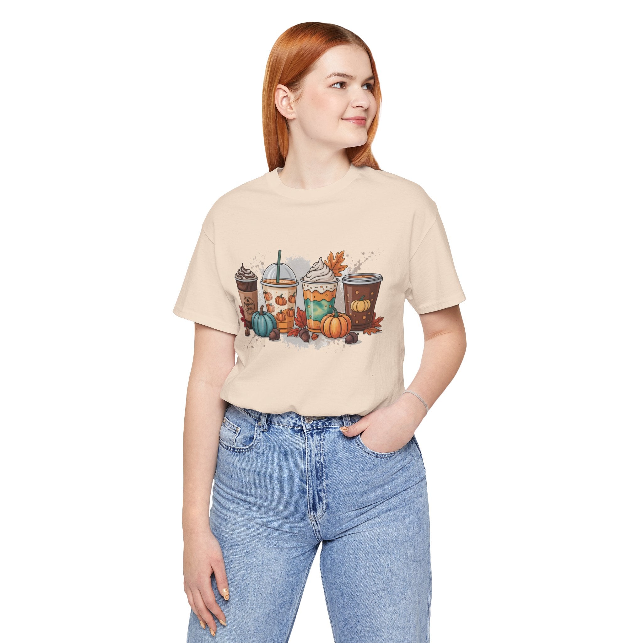 Cozy Fall Coffee Shirt, Autumn Vibes Shirt for Coffee Lovers, Unisex Casual Wear