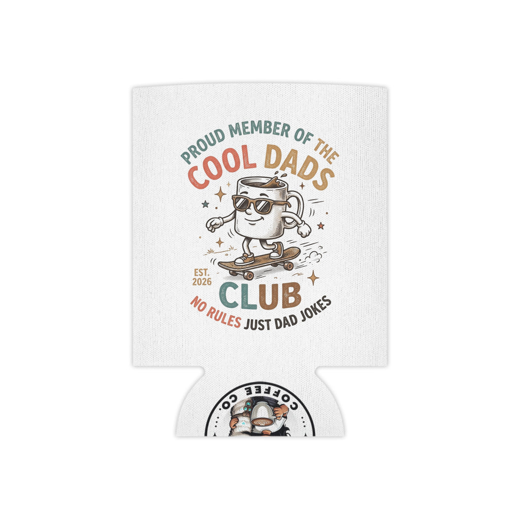 Proud Member of the Cool Dads Club No Rules just Dad Jokes Can Cooler, Insulated Holder for Dads, Father's Day