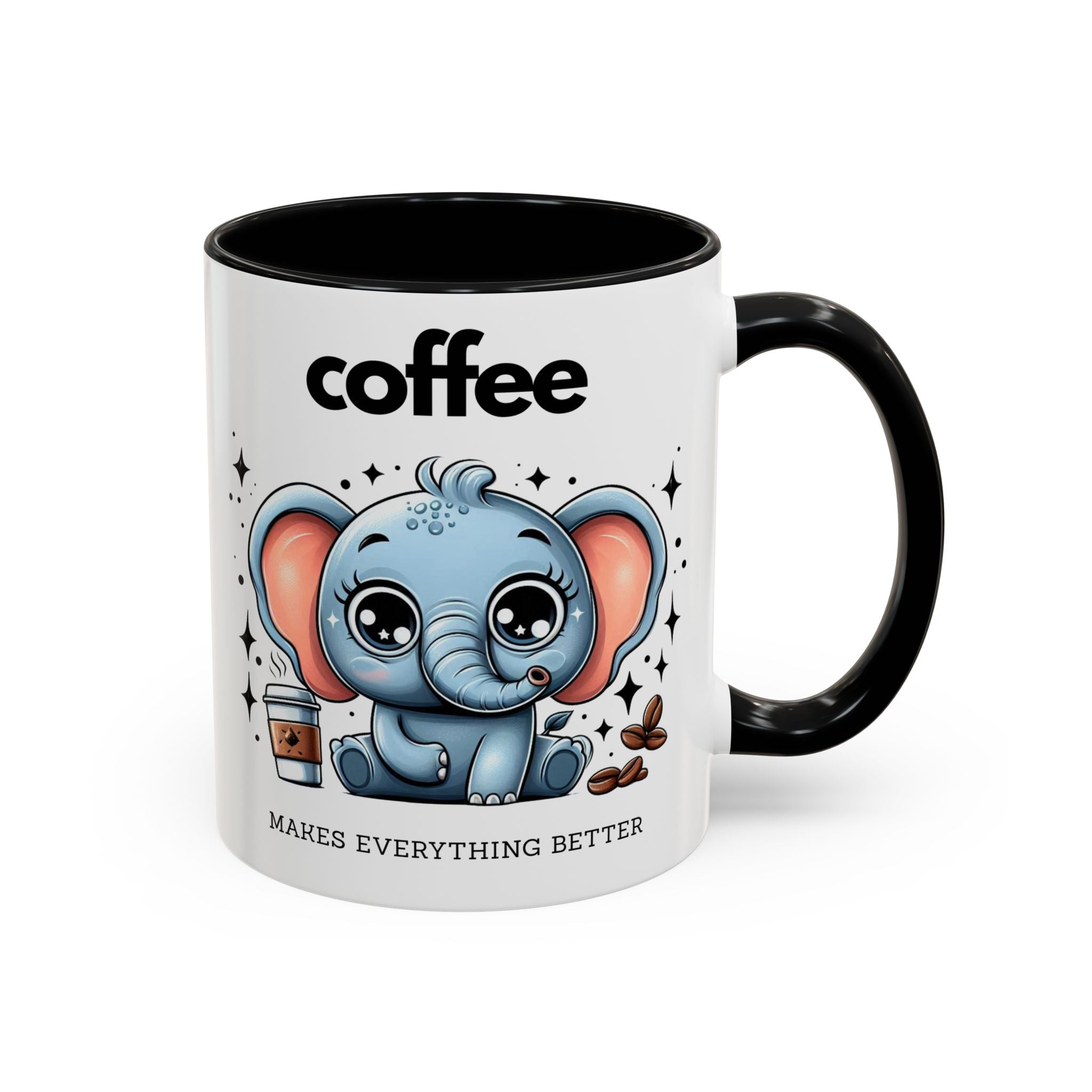 Adorable Elephant Coffee Mug | Cute Animal Gift | Perfect for Coffee Lovers | Mug for Home or Office | Birthday, Holiday Gift