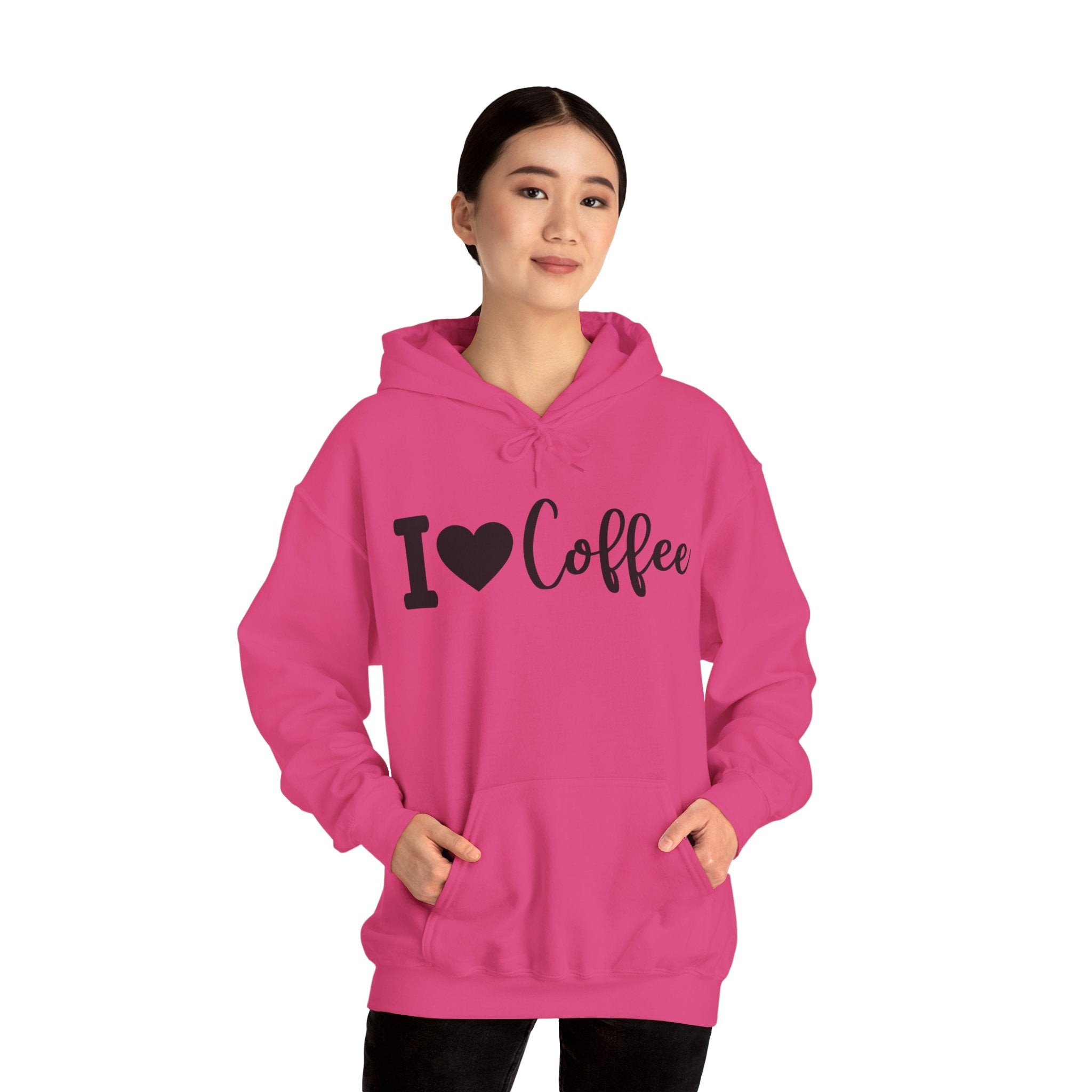 Cozy Coffee Hoodie - I Love Coffee Sweatshirt for Coffee Lovers