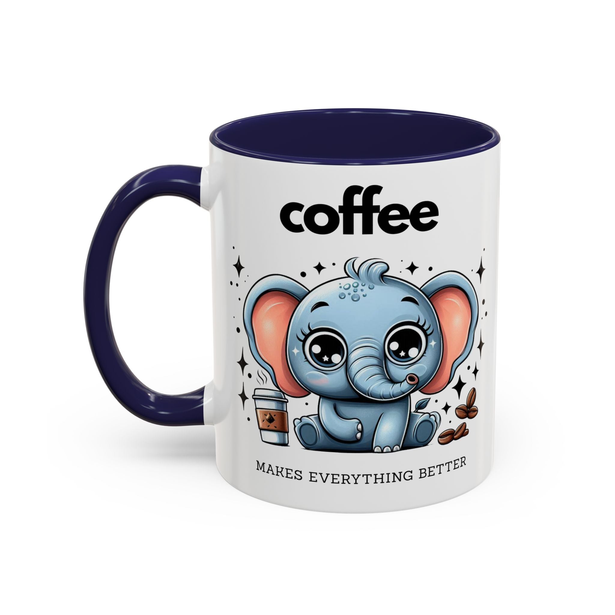Adorable Elephant Coffee Mug | Cute Animal Gift | Perfect for Coffee Lovers | Mug for Home or Office | Birthday, Holiday Gift