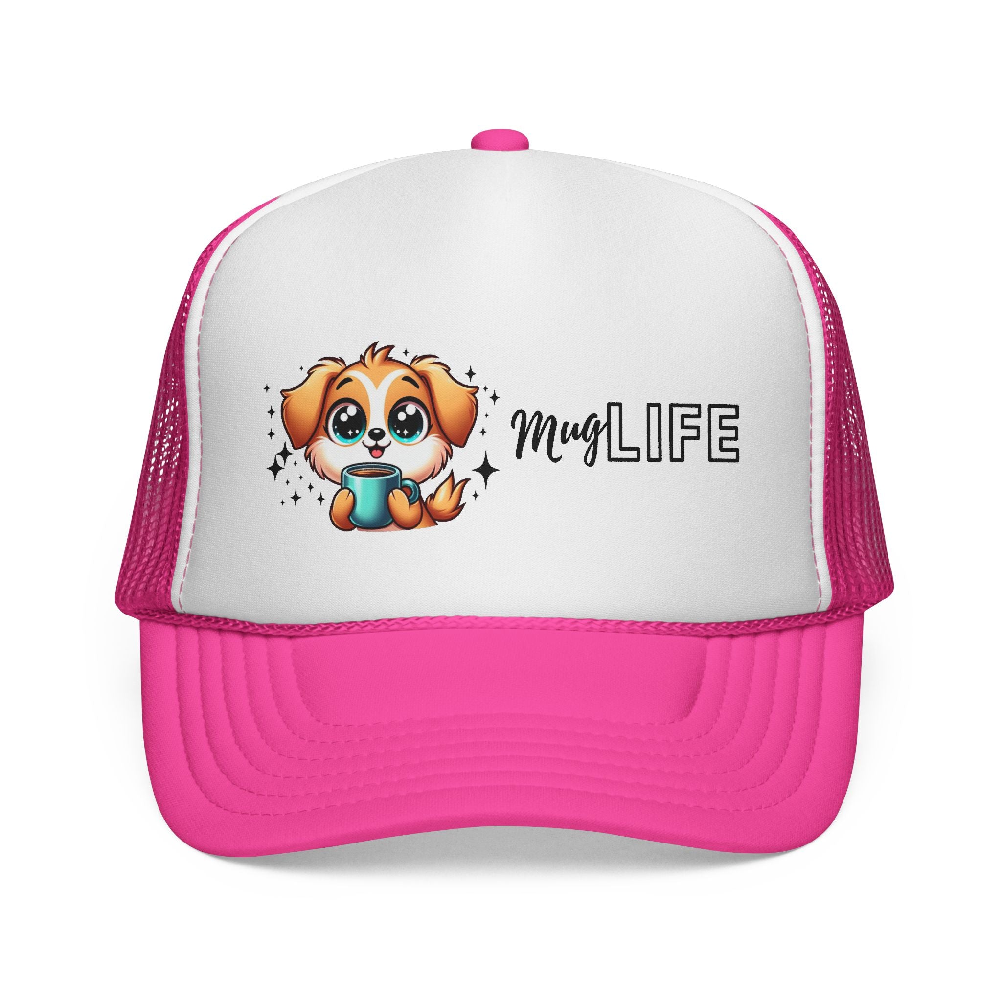 Cute Dog Lover Trucker Cap, Pet Hat for Dog Owners, Gift for Animal Lovers, Casual Outdoor Apparel, Dog-Themed Cap
