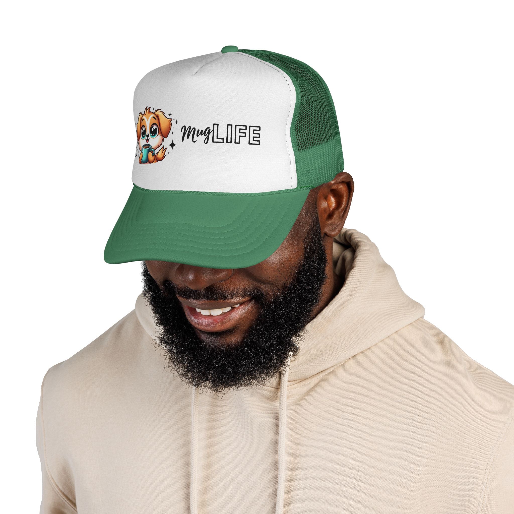 Cute Dog Lover Trucker Cap, Pet Hat for Dog Owners, Gift for Animal Lovers, Casual Outdoor Apparel, Dog-Themed Cap