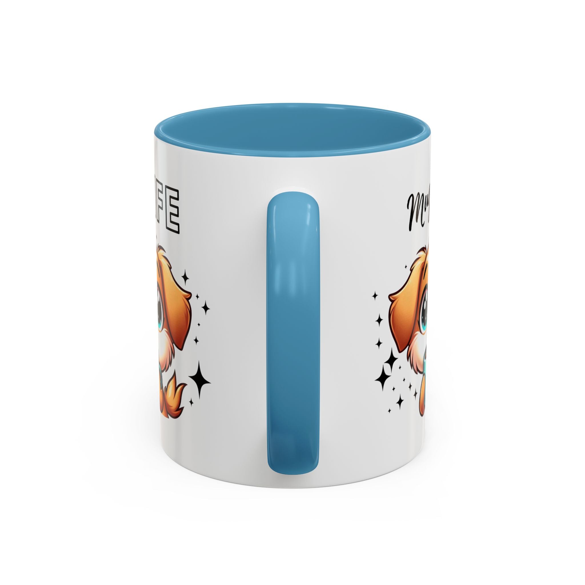 Mug with Cute Dog Design, Perfect Gift for Dog Lovers, Coffee Lovers, Birthday, Home Decor, Mug Life Inspiration