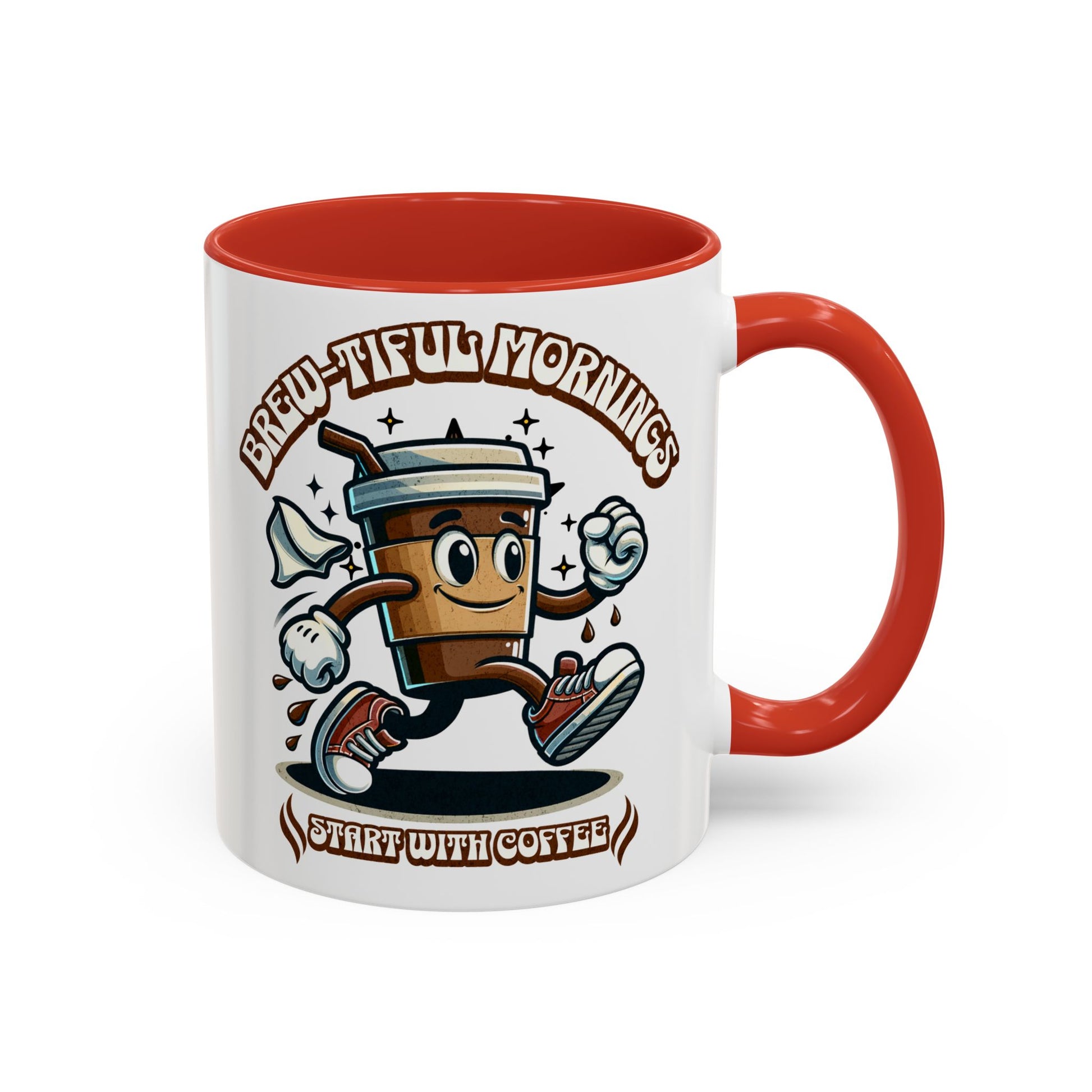 Coffee Mug (11, 15oz), Brew-tiful Mornings start with coffee mug, Coffee lovers mug