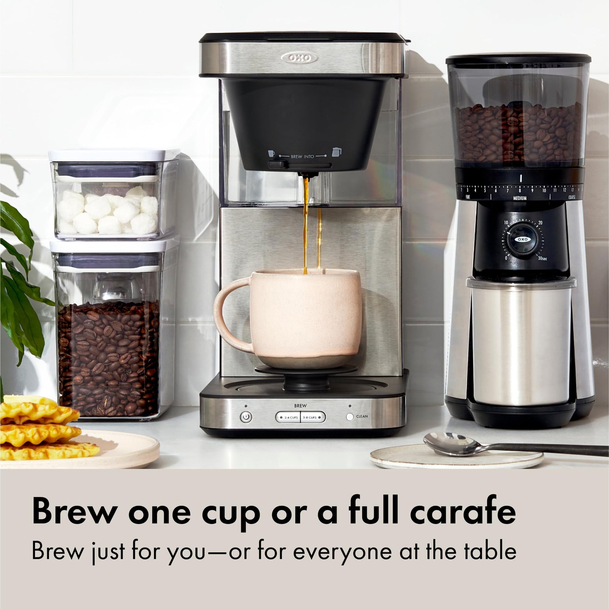 OXO Brew 8 Cup Coffee Maker, Stainless Steel