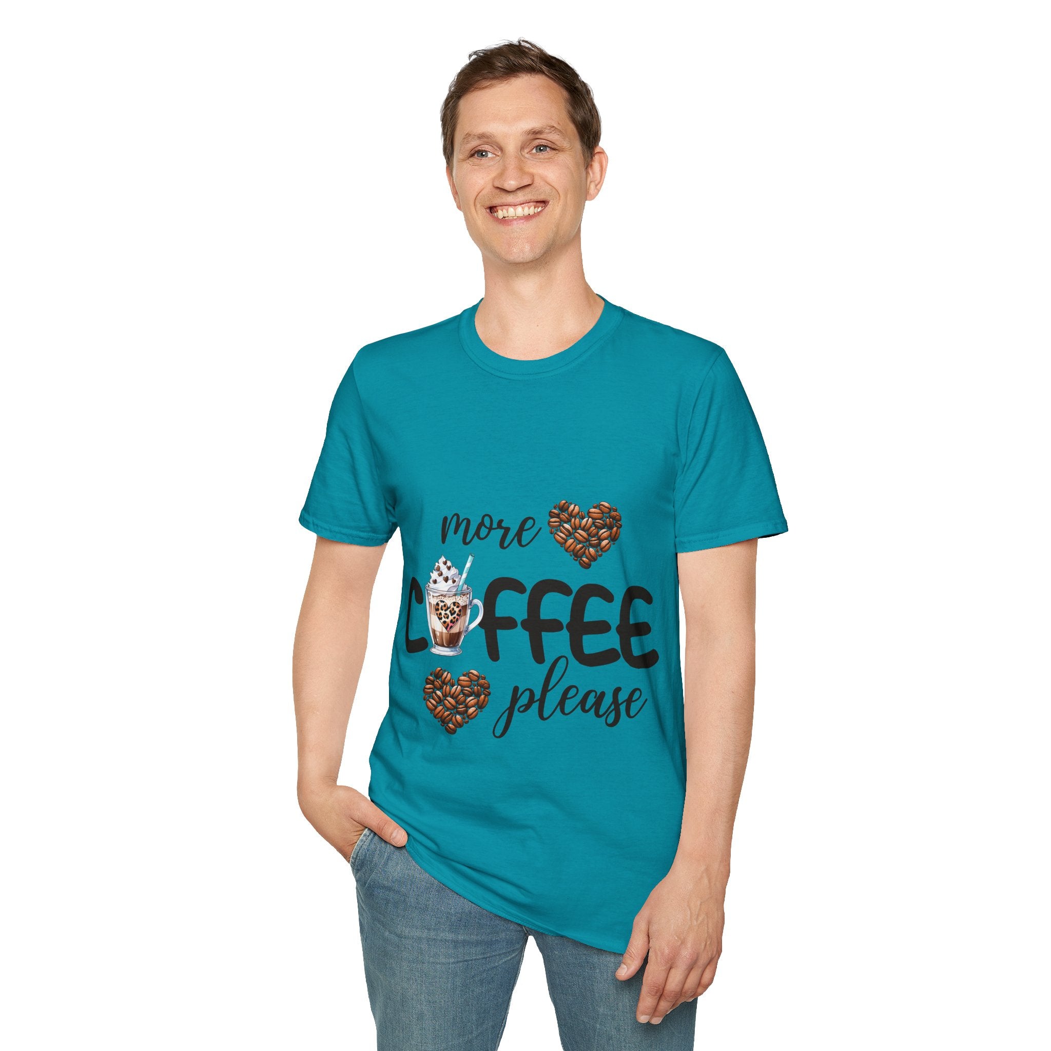More Coffee please Unisex T-Shirts, Shirt for Coffee Lovers