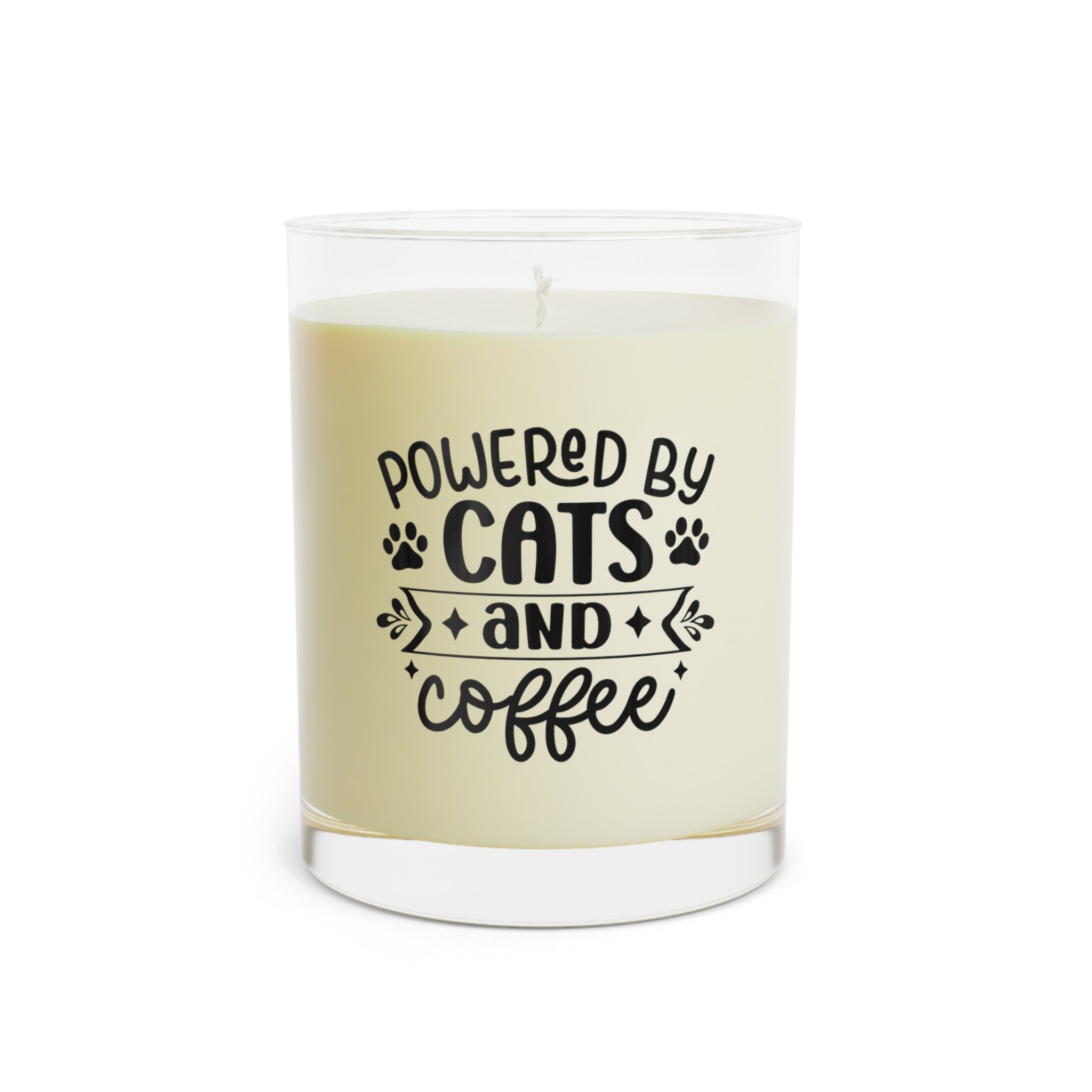 Powered by Cats and Coffee Candle