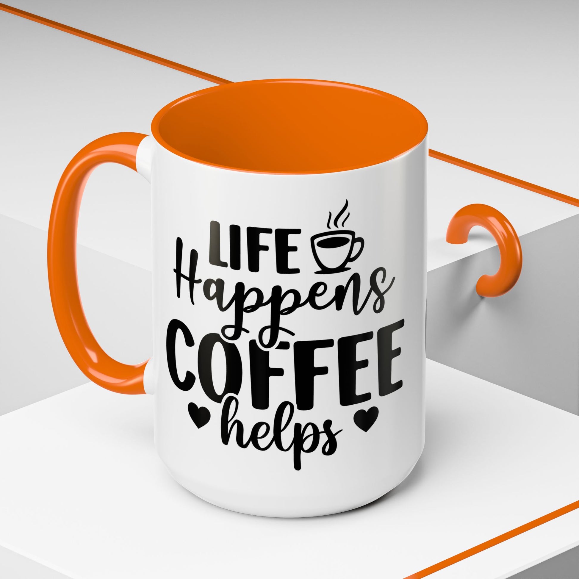 Life Happens Coffee Helps Coffee Mug