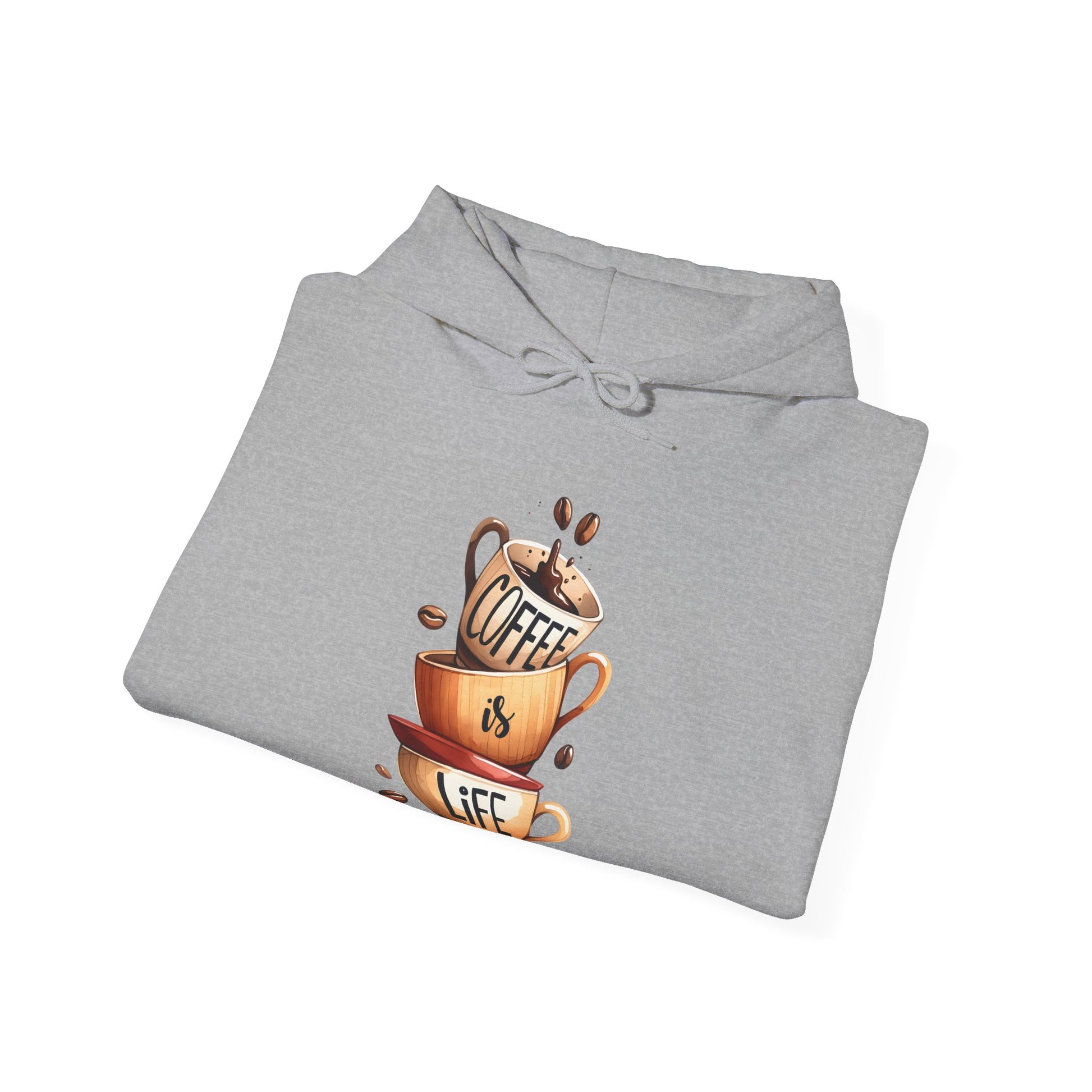 Coffee is my Life Unisex Hoodie for Coffee Lovers