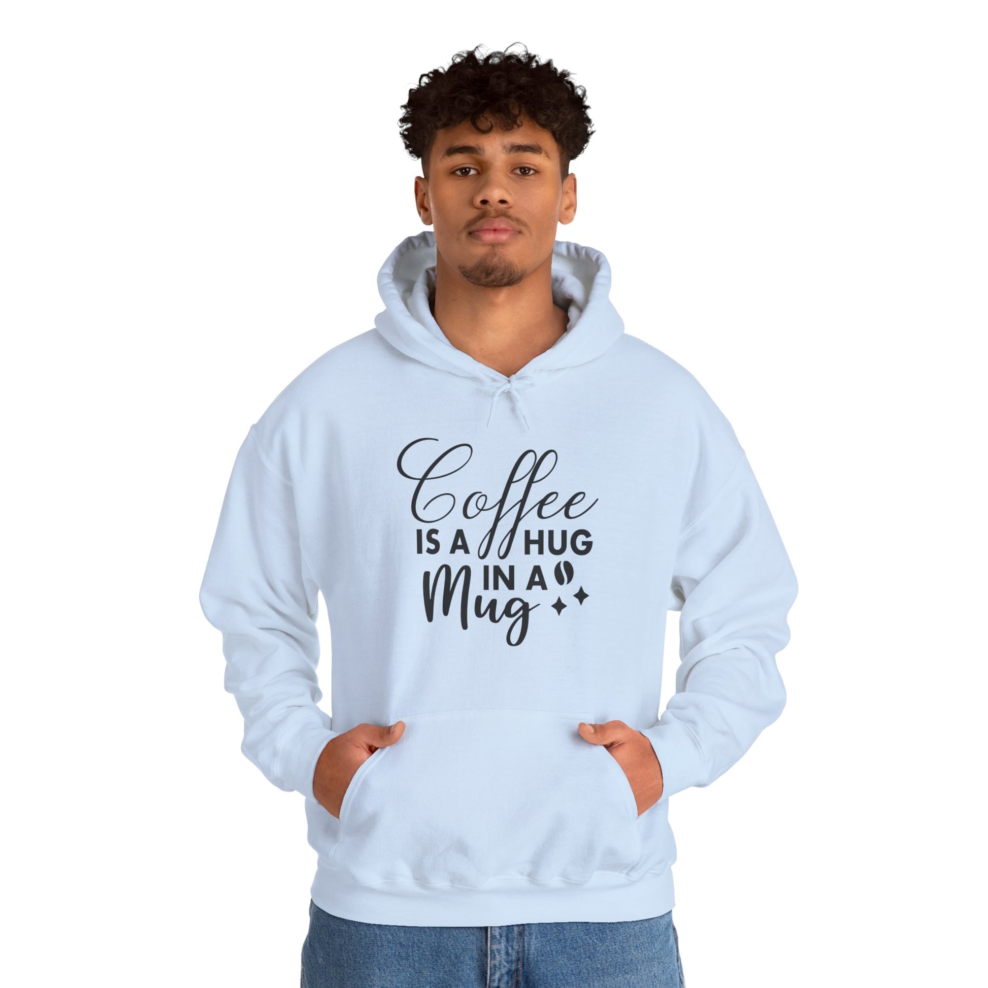 Coffee Is A Hug In A Mug Sweatshirt, Cozy Unisex Gift for Coffee Lovers