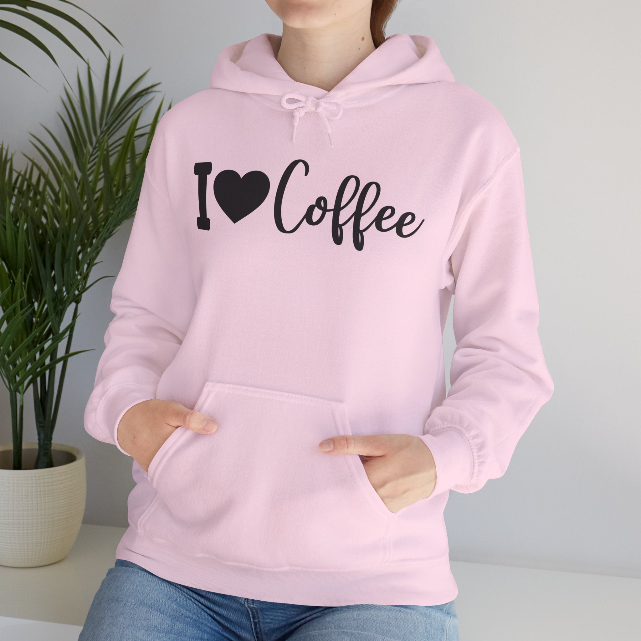 Cozy Coffee Hoodie - I Love Coffee Sweatshirt for Coffee Lovers