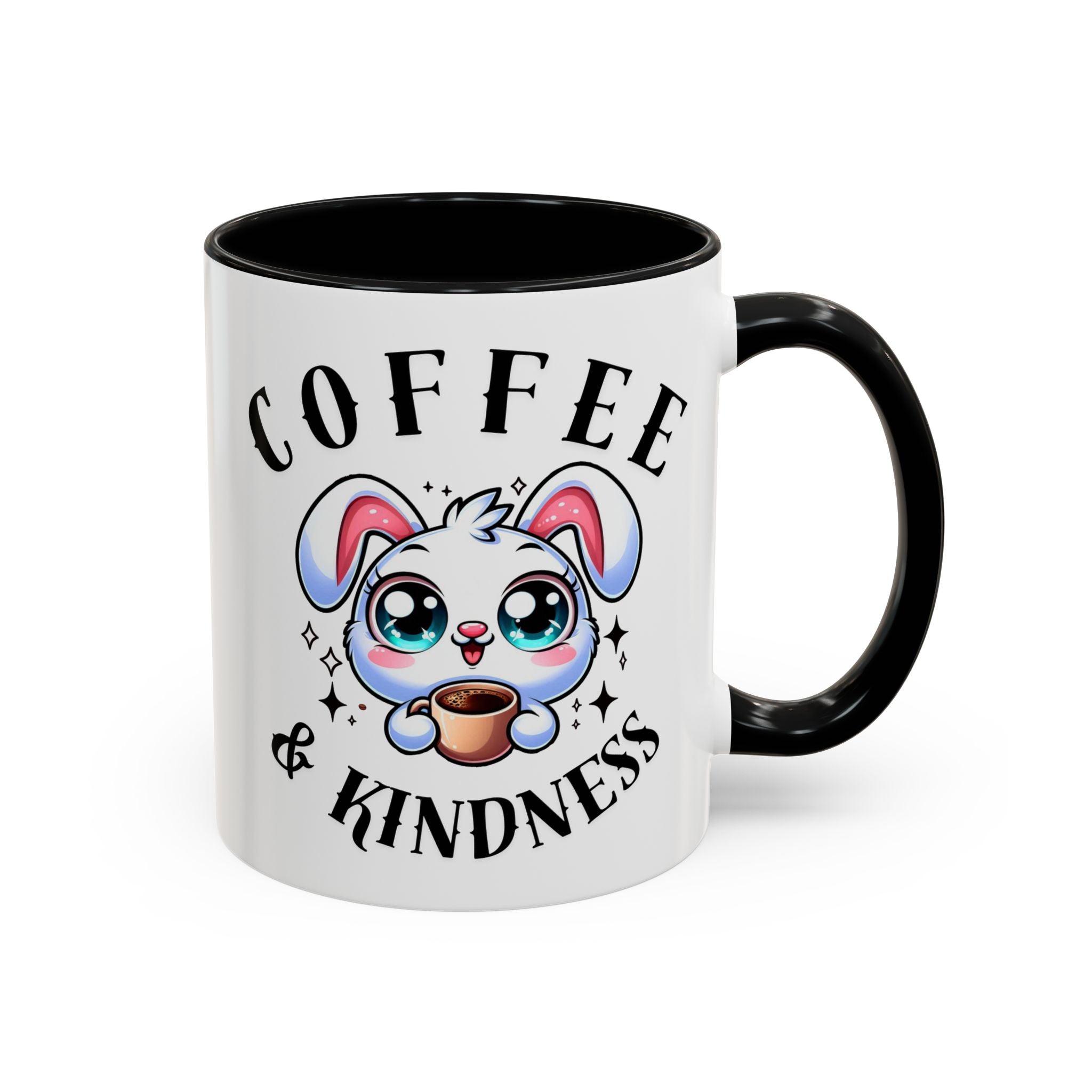 Cute Coffee Mug with Bunny Design, Funny Gift for Coffee Lovers, Perfect for Easter or Birthday, Ideal for Home & Office