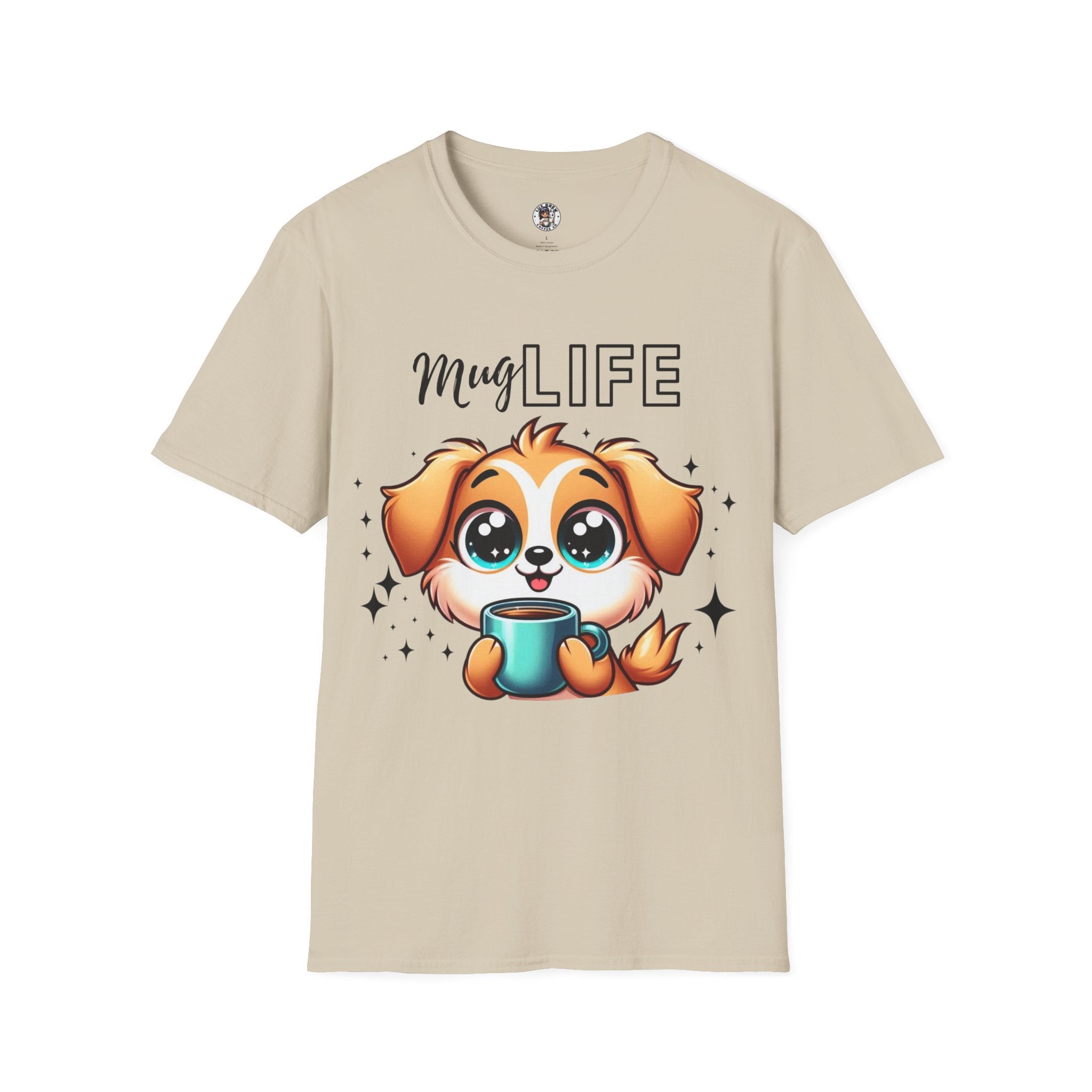 Mug Life Cute Puppy Unisex Softstyle T-Shirt