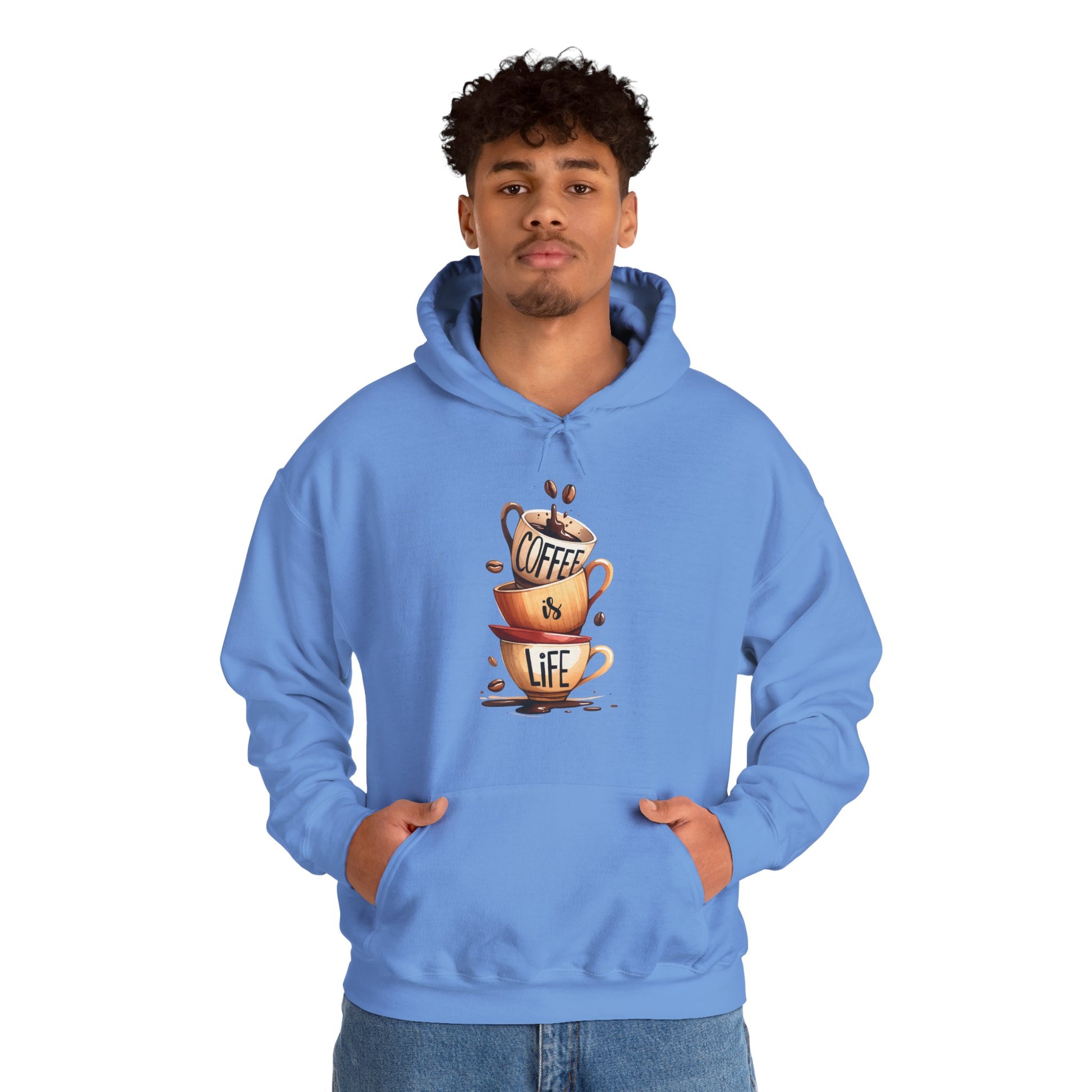 Coffee is my Life Unisex Hoodie for Coffee Lovers