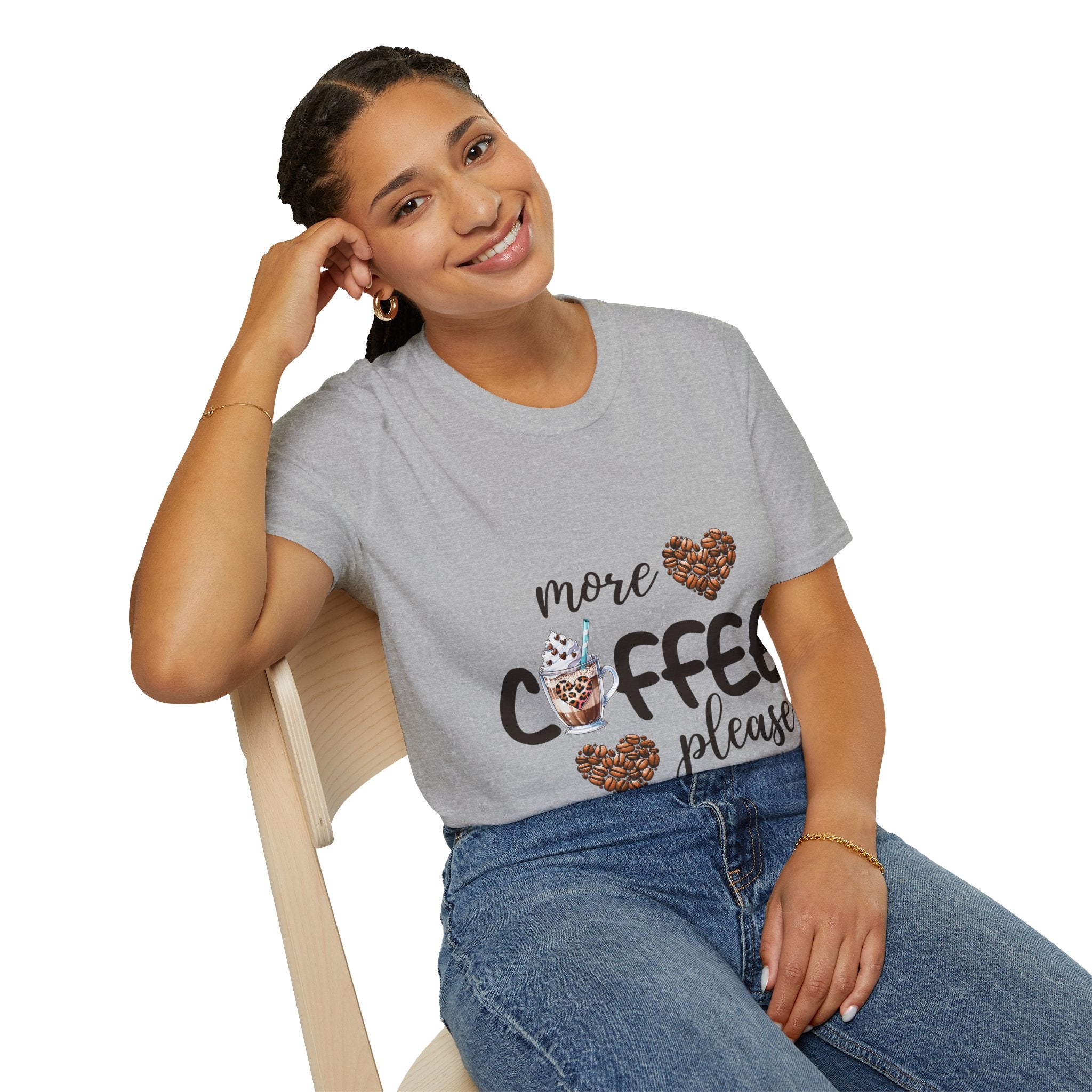More Coffee please Unisex T-Shirts, Shirt for Coffee Lovers