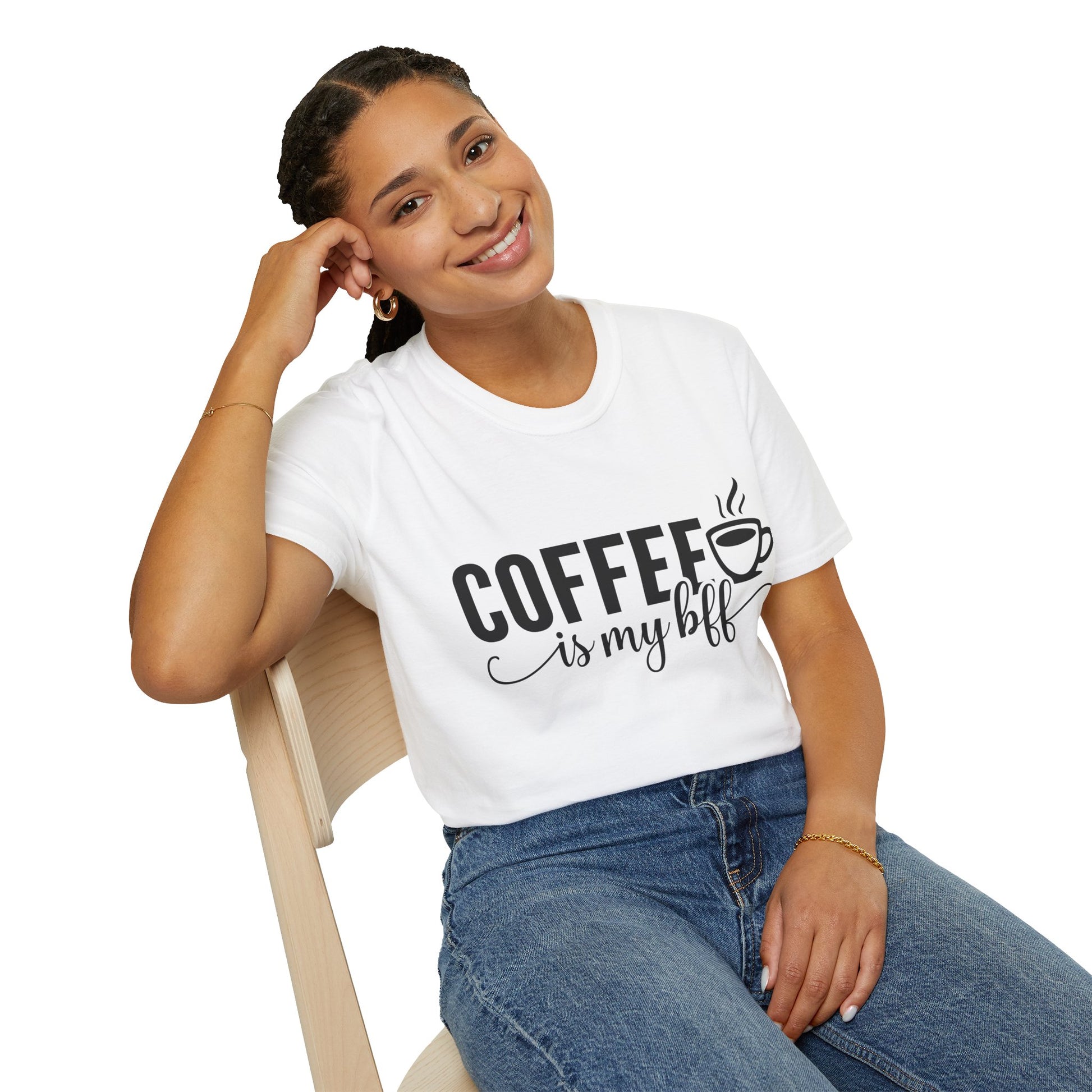 Coffee is My Bff Unisex T-Shirt, T-Shirt for Coffee Lovers