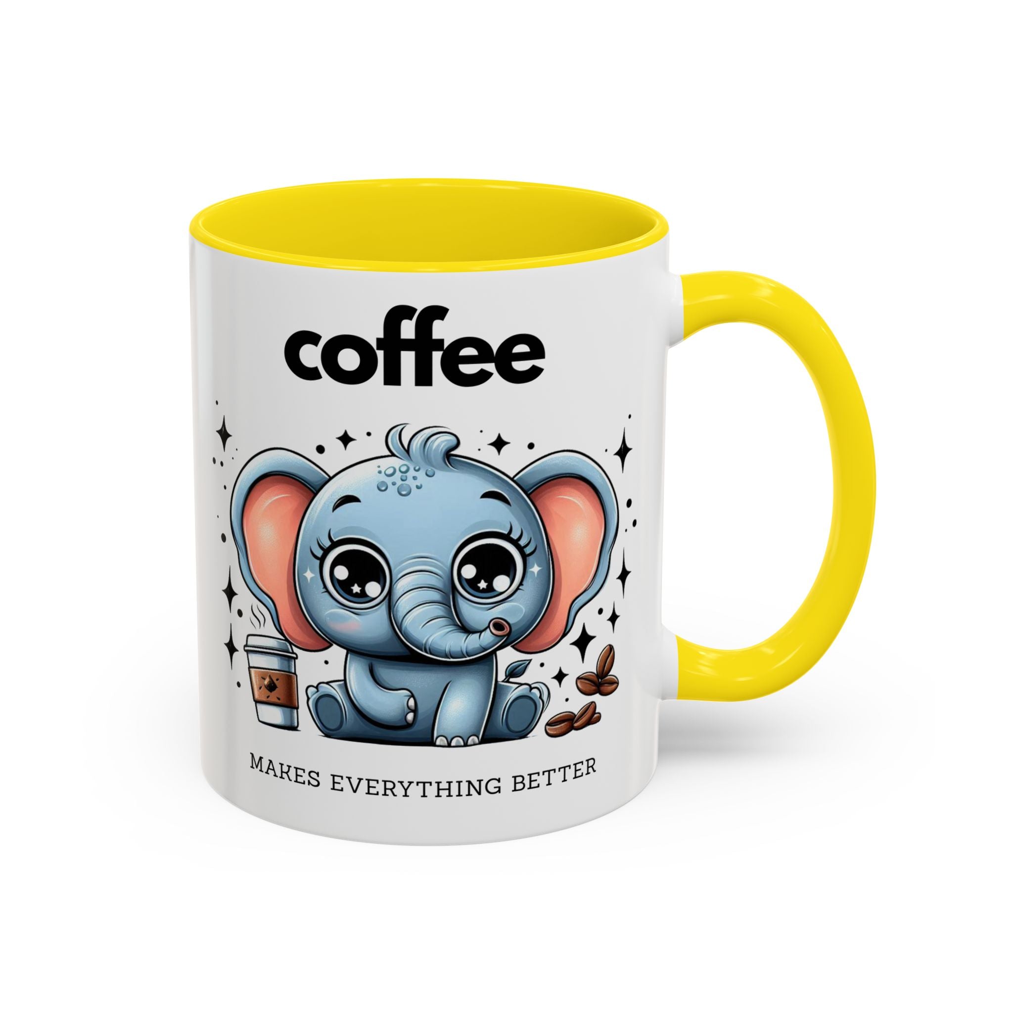 Adorable Elephant Coffee Mug | Cute Animal Gift | Perfect for Coffee Lovers | Mug for Home or Office | Birthday, Holiday Gift