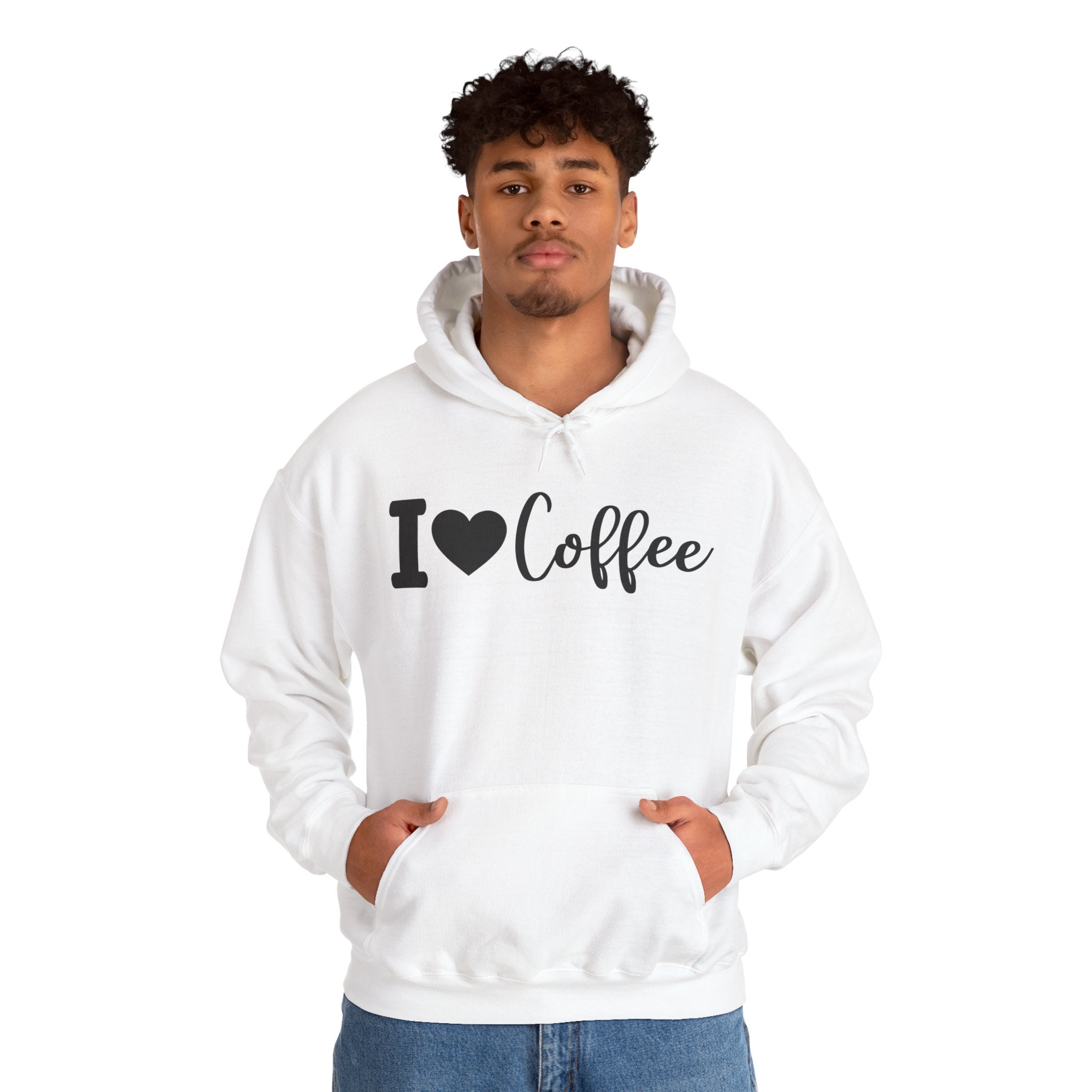 Cozy Coffee Hoodie - I Love Coffee Sweatshirt for Coffee Lovers