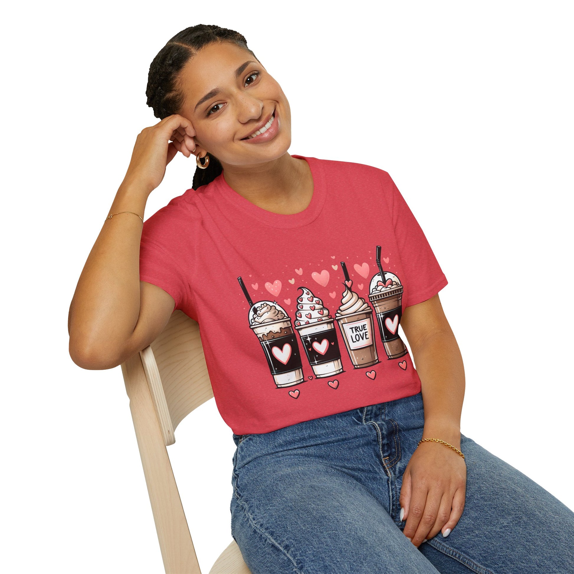 True love Coffee Lovers T-Shirt, Coffee Lovers Unisex Softstyle T-Shirt