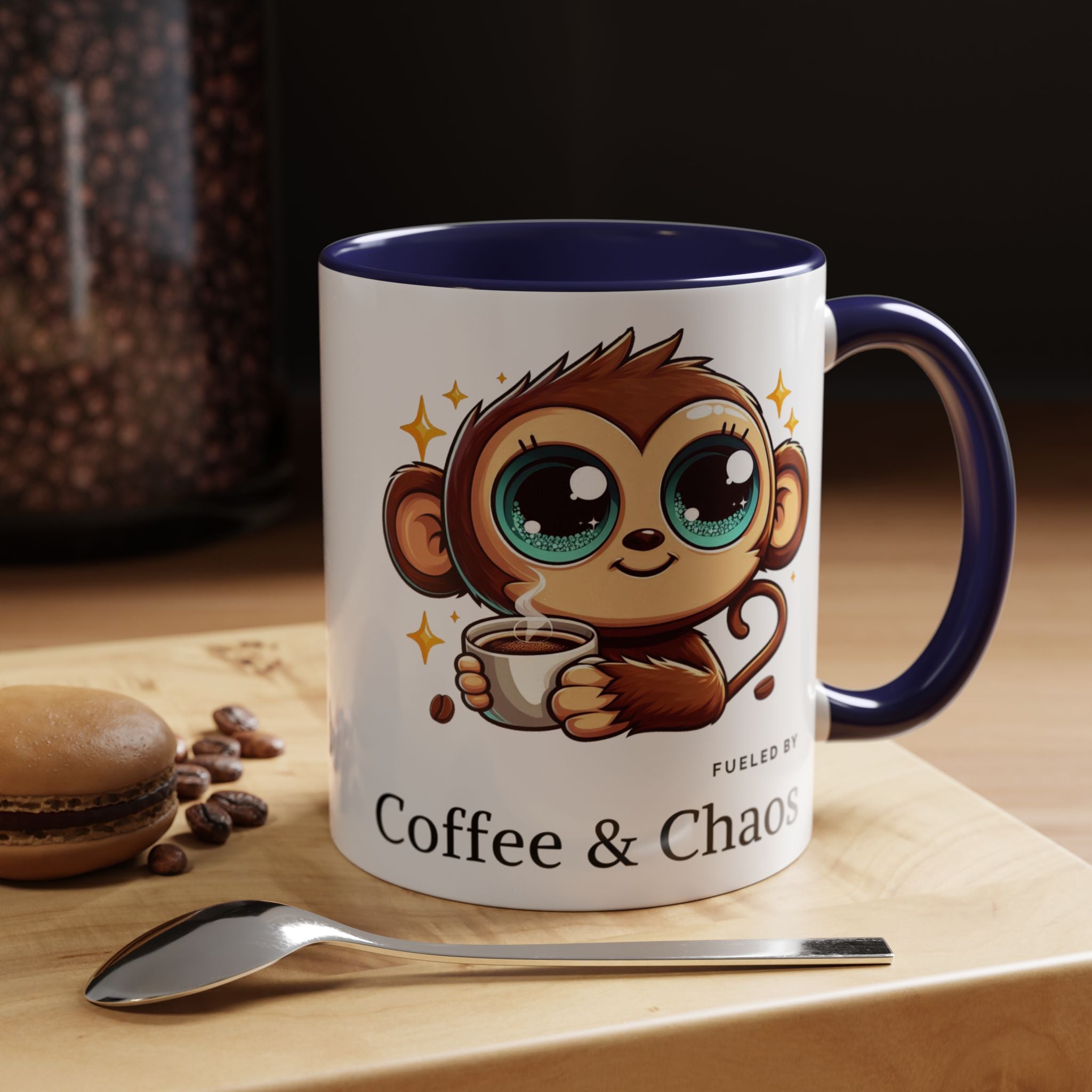 Whimsical Monkey Coffee Mug, Fun Gift for Coffee Lovers, Playful Kitchen Decor, Ideal for Birthdays, Christmas, Monkey Enthusiasts, [...]