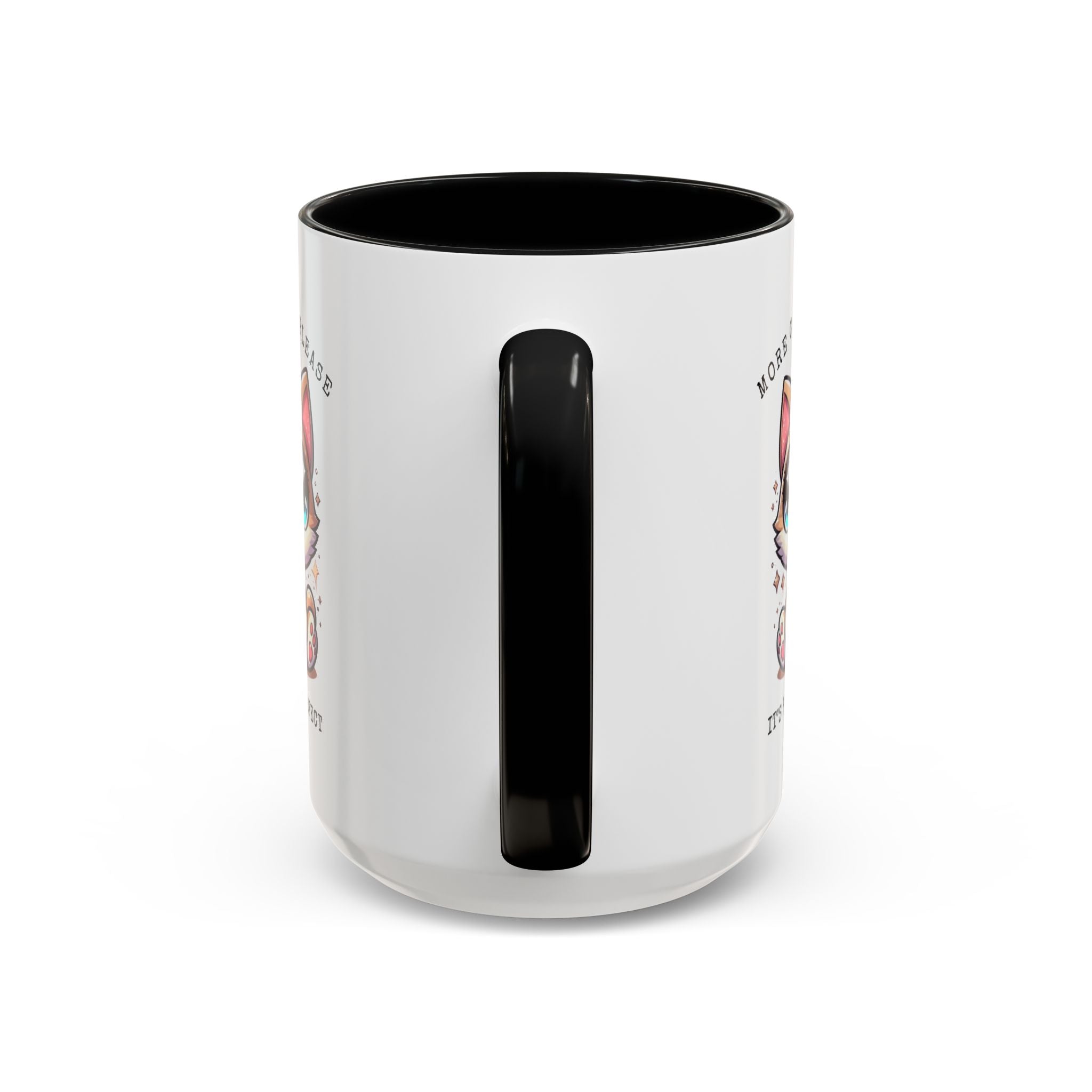 Cute Cat Coffee Mug - More Coffee Please, Adorable Gift for Cat Lovers, Fun Kitchen Decor, Perfect for Birthdays or Holidays