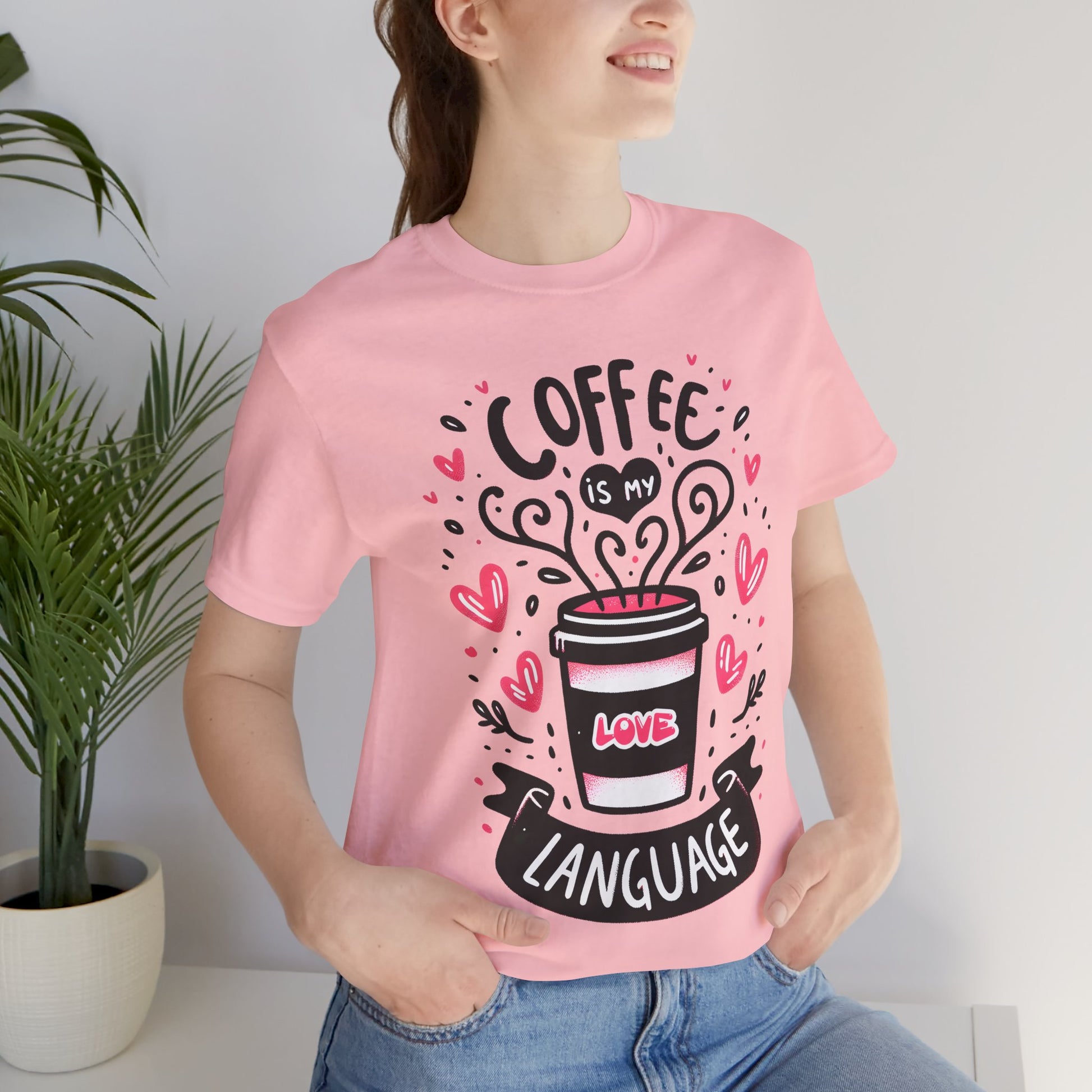 Coffee is my Love Language T-Shirt, Coffee Lovers T-Shirt, Unisex Coffee Lovers T-Shirt