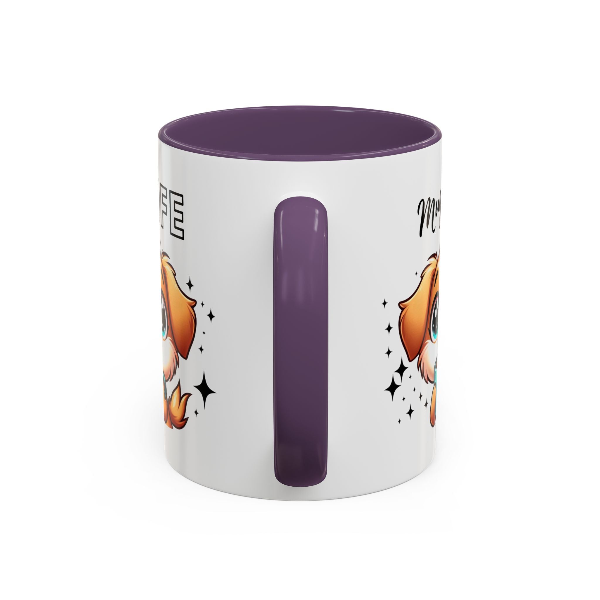 Mug with Cute Dog Design, Perfect Gift for Dog Lovers, Coffee Lovers, Birthday, Home Decor, Mug Life Inspiration