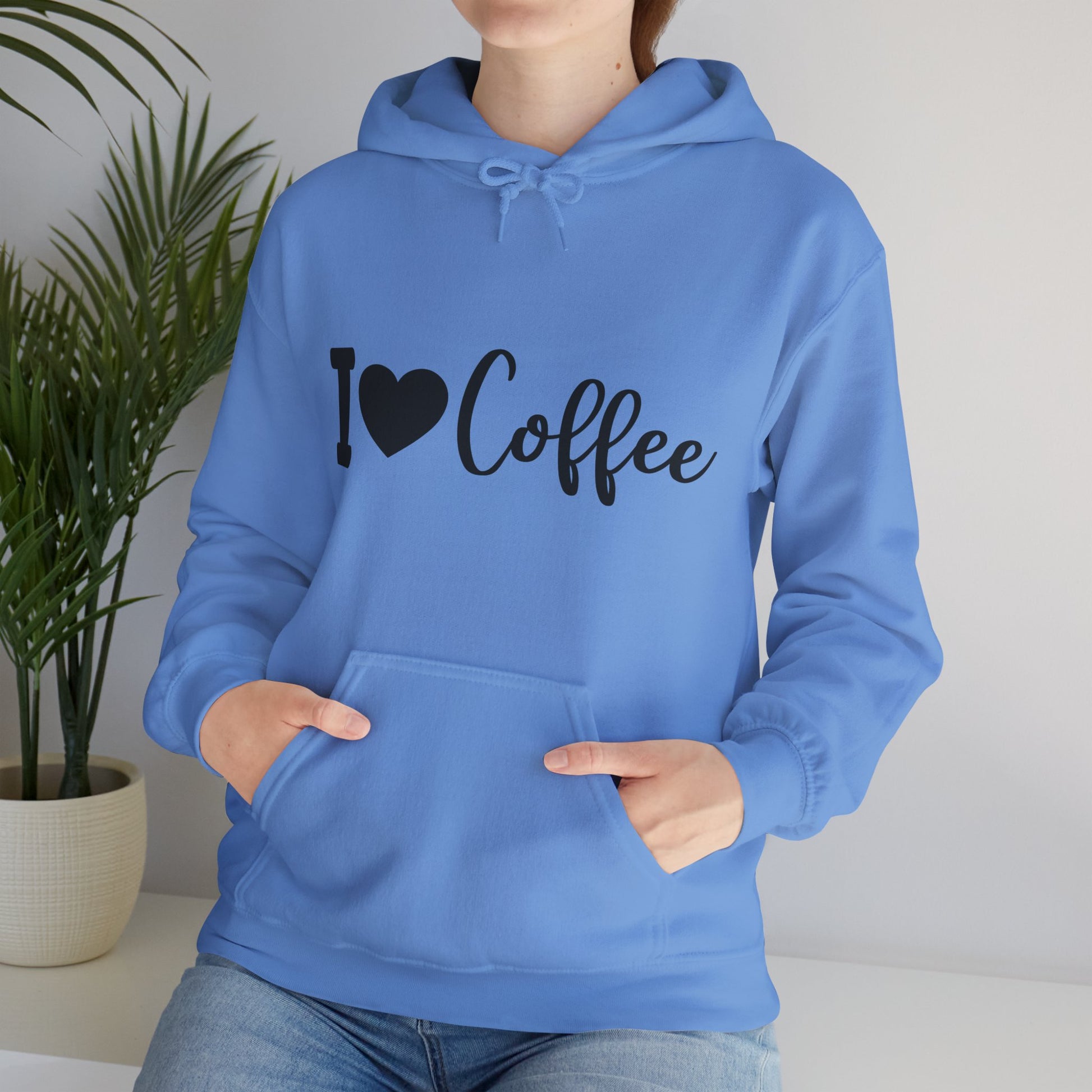 Cozy Coffee Hoodie - I Love Coffee Sweatshirt for Coffee Lovers