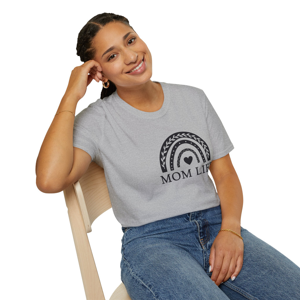 Mother's Day T-Shirt, Mom Life T-Shirt, Cute message back side