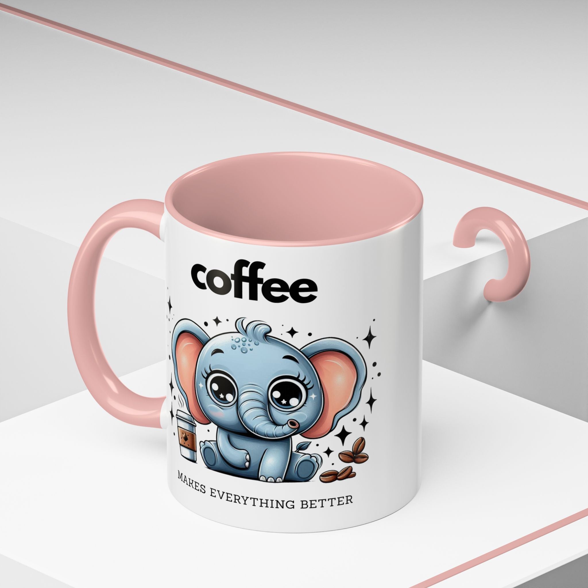 Adorable Elephant Coffee Mug | Cute Animal Gift | Perfect for Coffee Lovers | Mug for Home or Office | Birthday, Holiday Gift