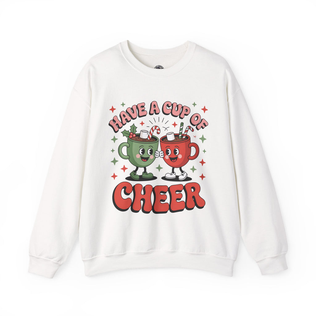 Holiday Cheer Crewneck Sweatshirt, Cozy Christmas Gift, Unisex Sweatshirt, Funny Holiday Apparel, Winter Warmth, Festive Outfits