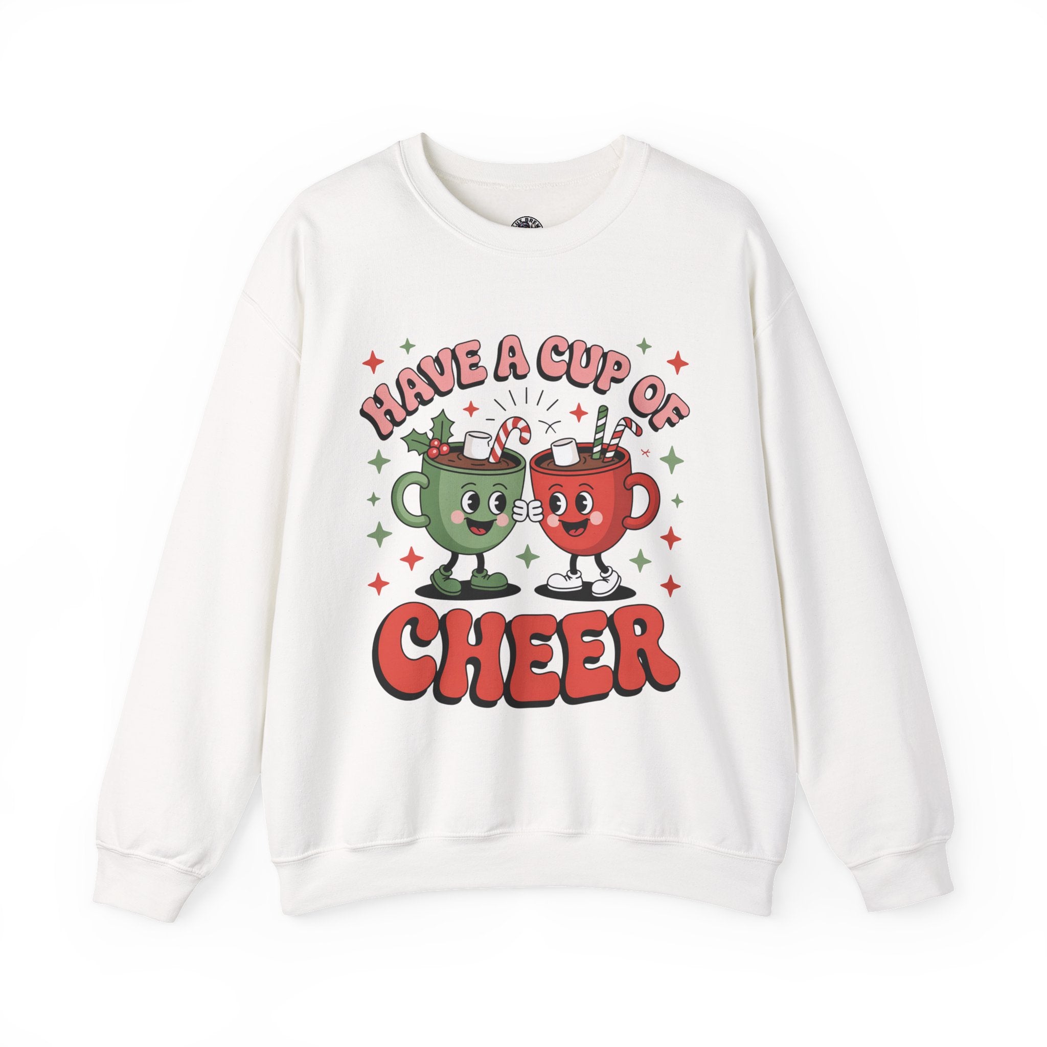 Holiday Cheer Crewneck Sweatshirt, Cozy Christmas Gift, Unisex Sweatshirt, Funny Holiday Apparel, Winter Warmth, Festive Outfits