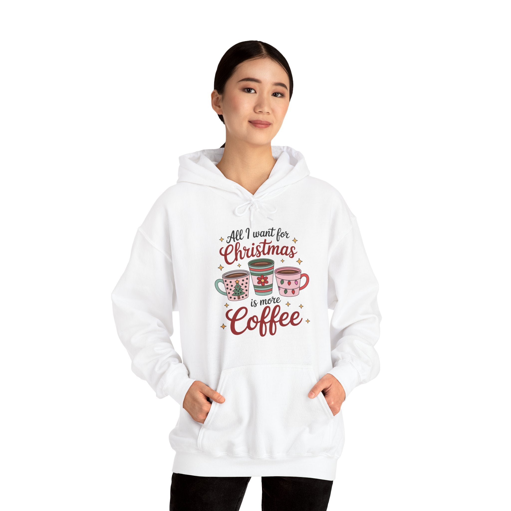 Christmas Coffee Sweatshirt | Cozy Holiday Hoodie | Unisex Heavy Blend Sweatshirt | Gift for Coffee Lovers | Xmas Apparel