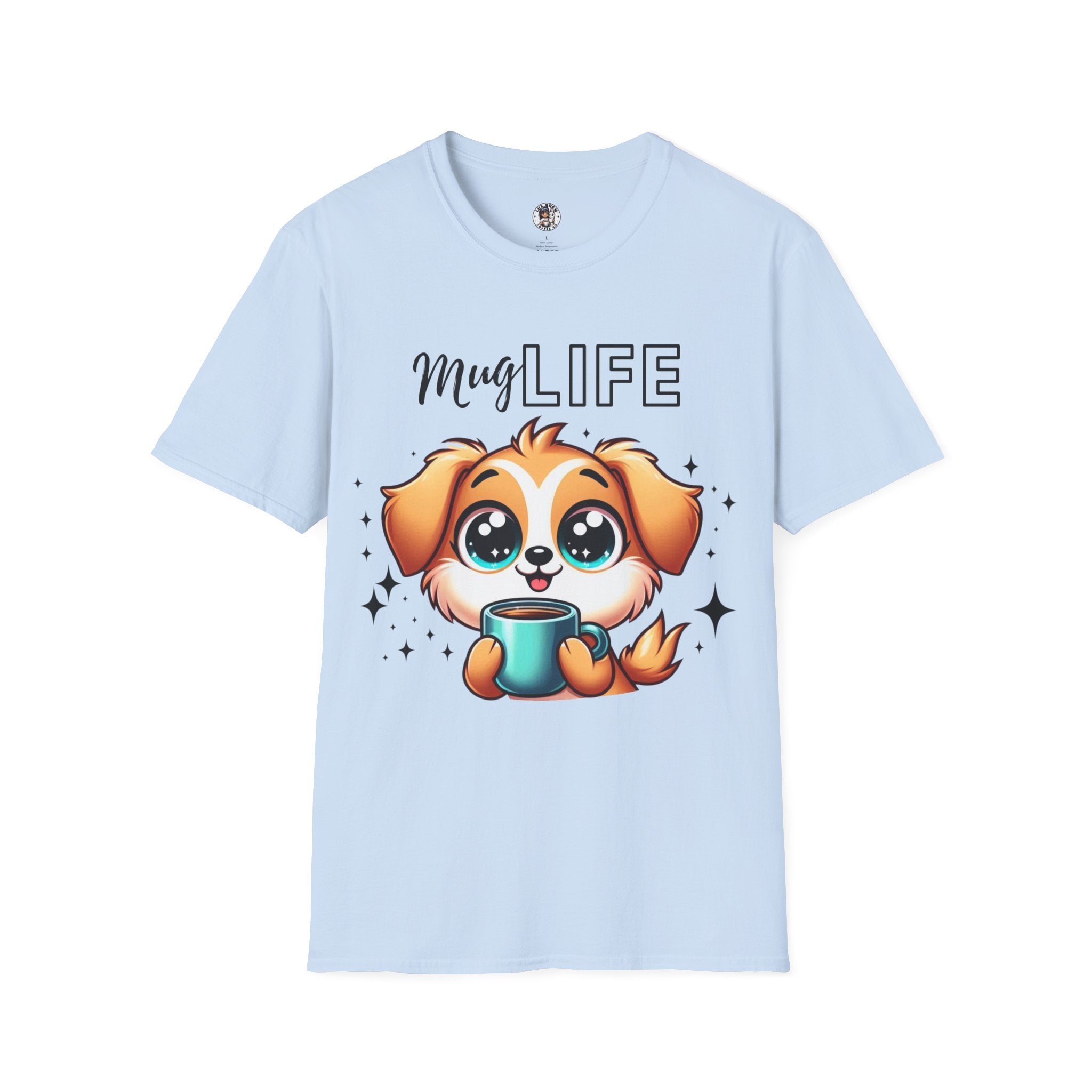 Mug Life Cute Puppy Unisex Softstyle T-Shirt