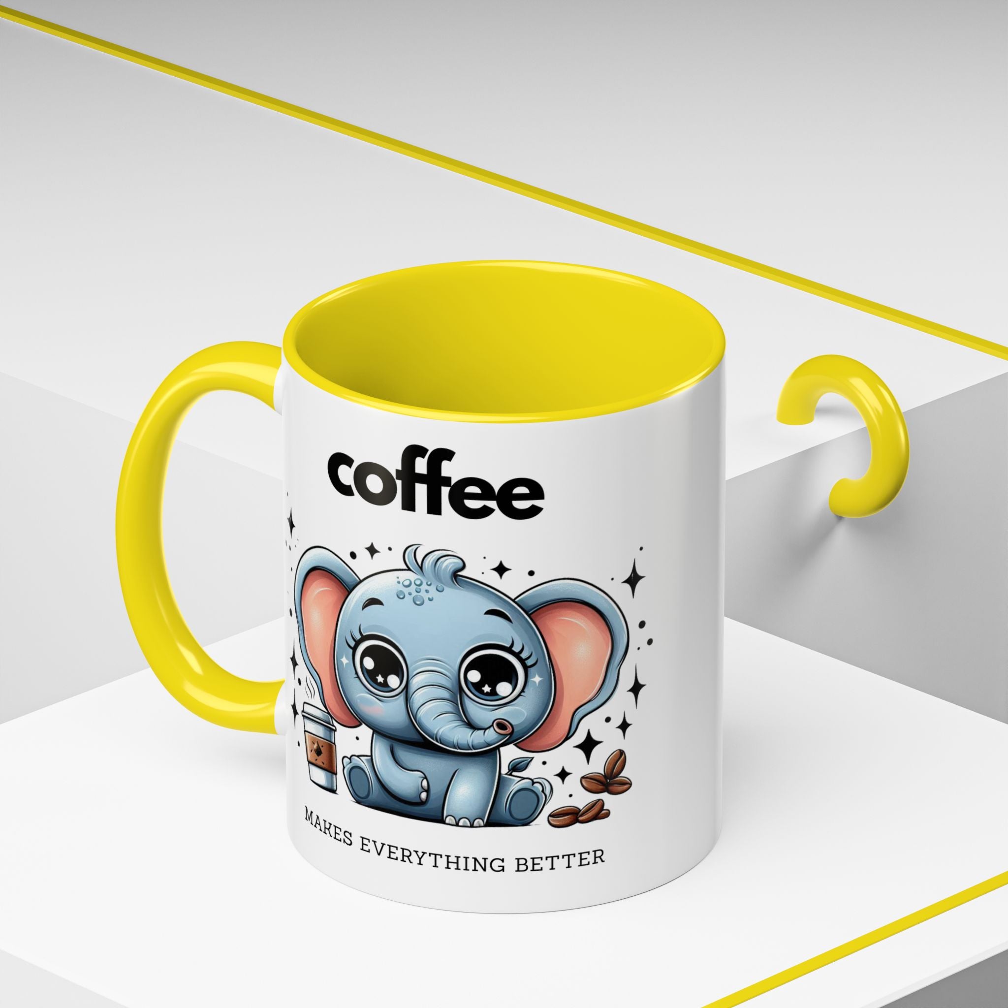 Adorable Elephant Coffee Mug | Cute Animal Gift | Perfect for Coffee Lovers | Mug for Home or Office | Birthday, Holiday Gift