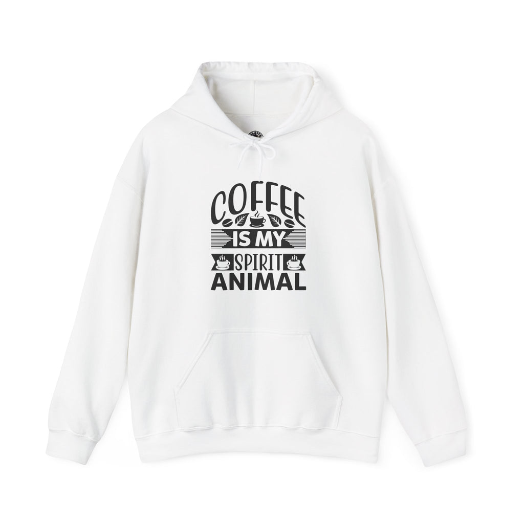 Coffee Is My Spirit Animal Hoodie – Funny Coffee Lover Pullover, Hoodie for Coffee Lovers, Unisex Hoodie